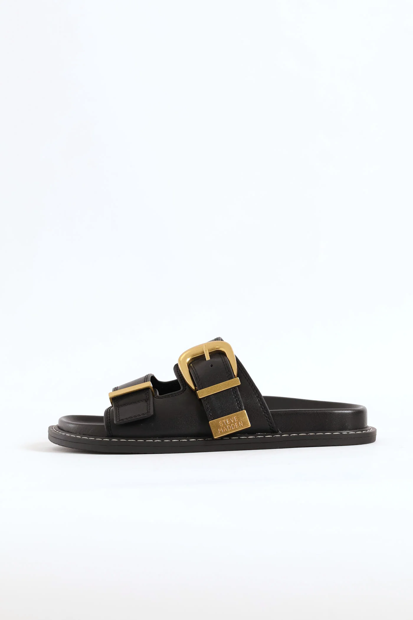 Arch Double Strap Slide - Black - Image 4