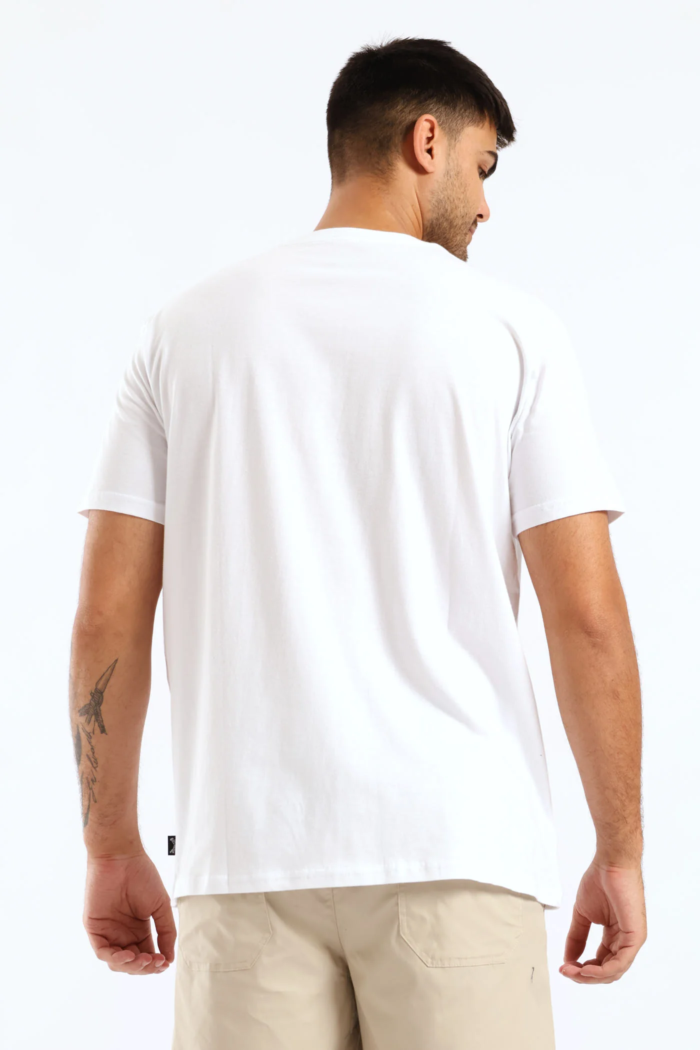 Arch Wave Tee - White - Image 4