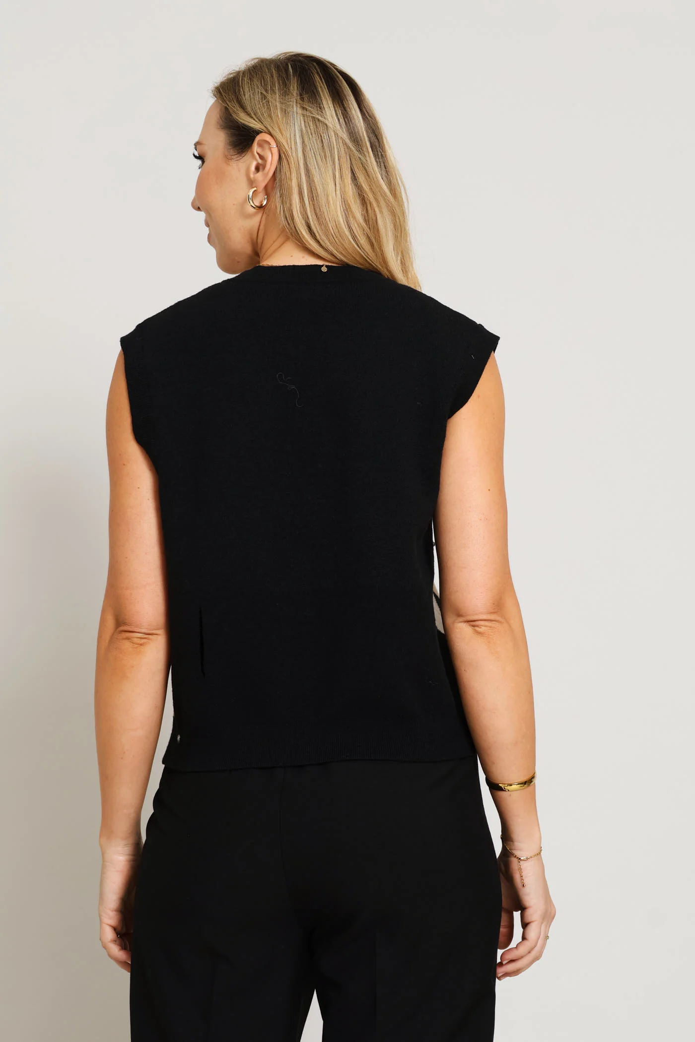 Argyle Vest - Neutral - Image 4