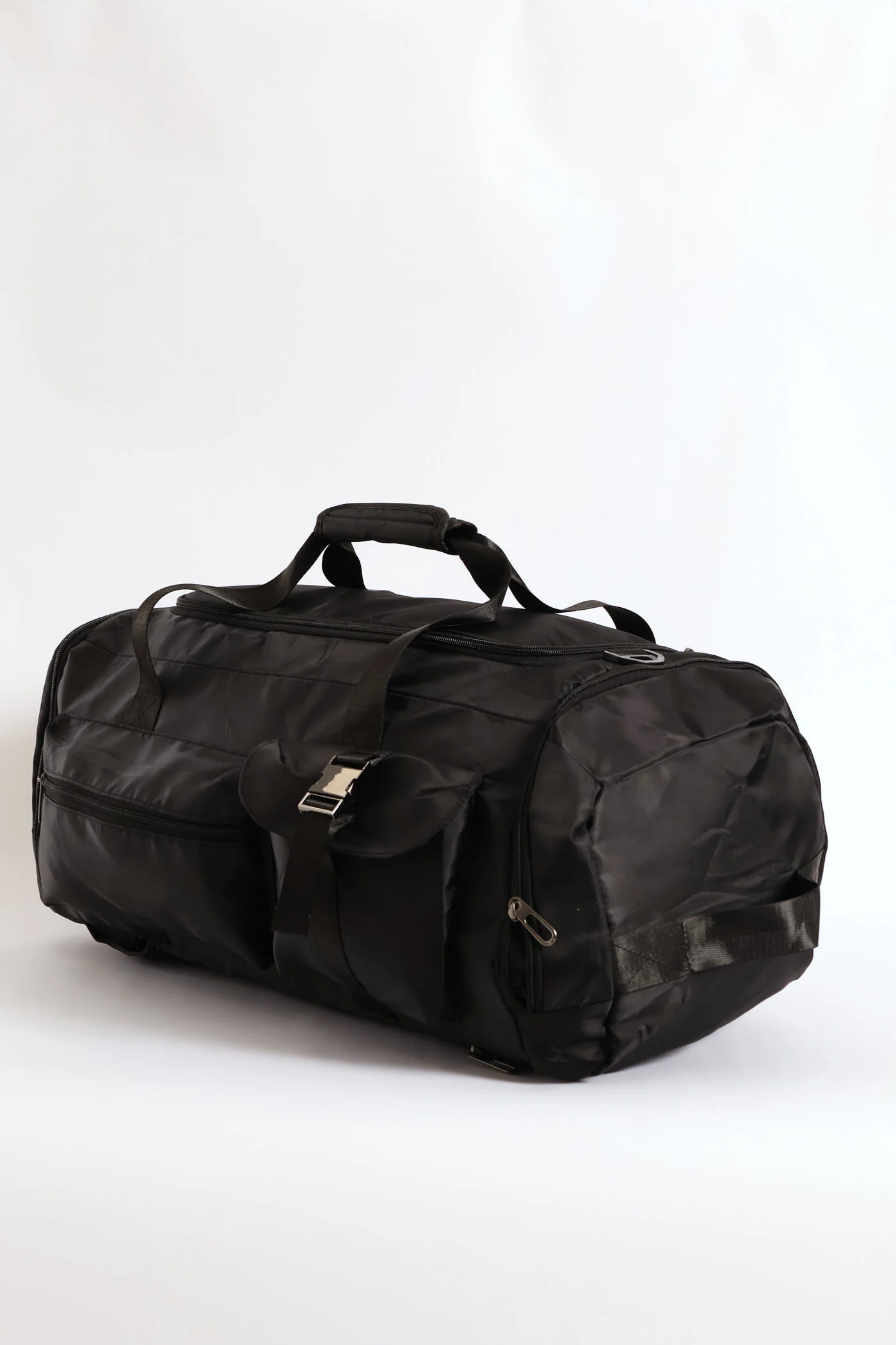 Armour Duffle Backpack - Black - Image 3