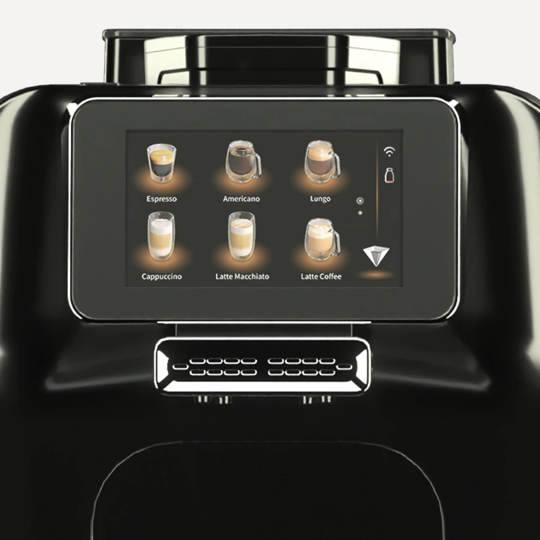 Aroma De Cafe Automatic Coffee Maker With Integrated Fridge & Grinder - Image 4