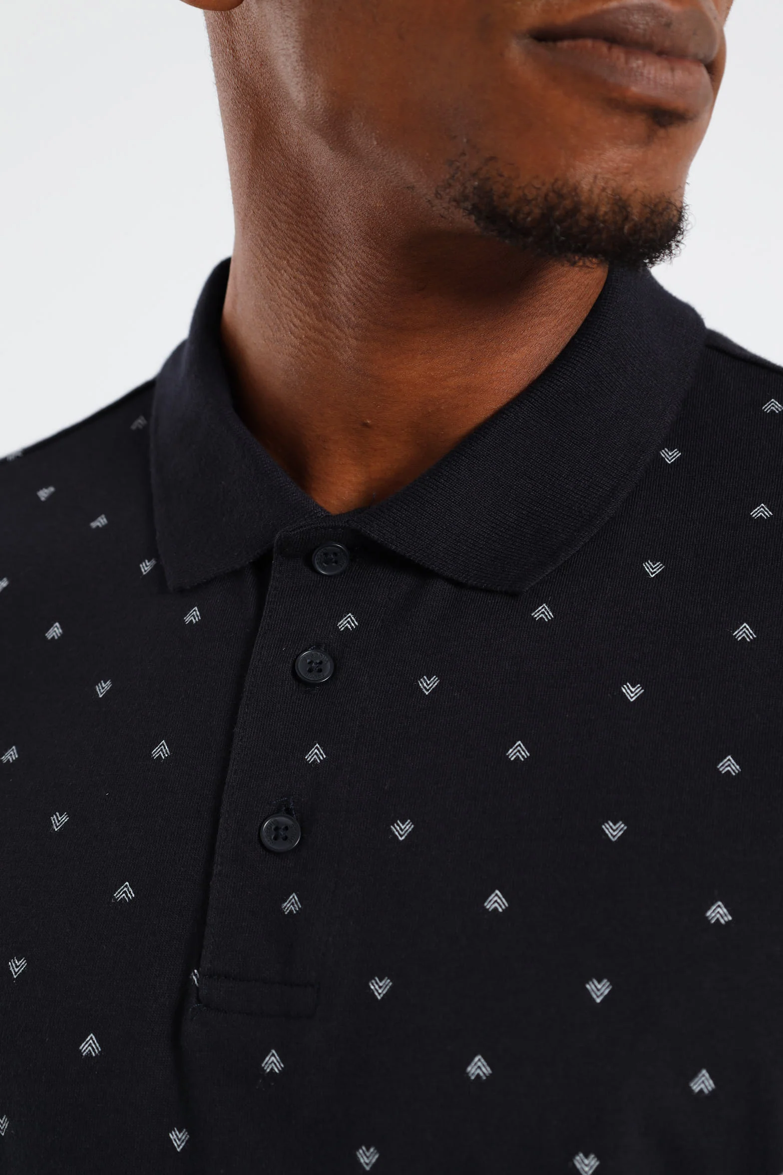 Arrowhead Print Golfer - Navy - Image 2