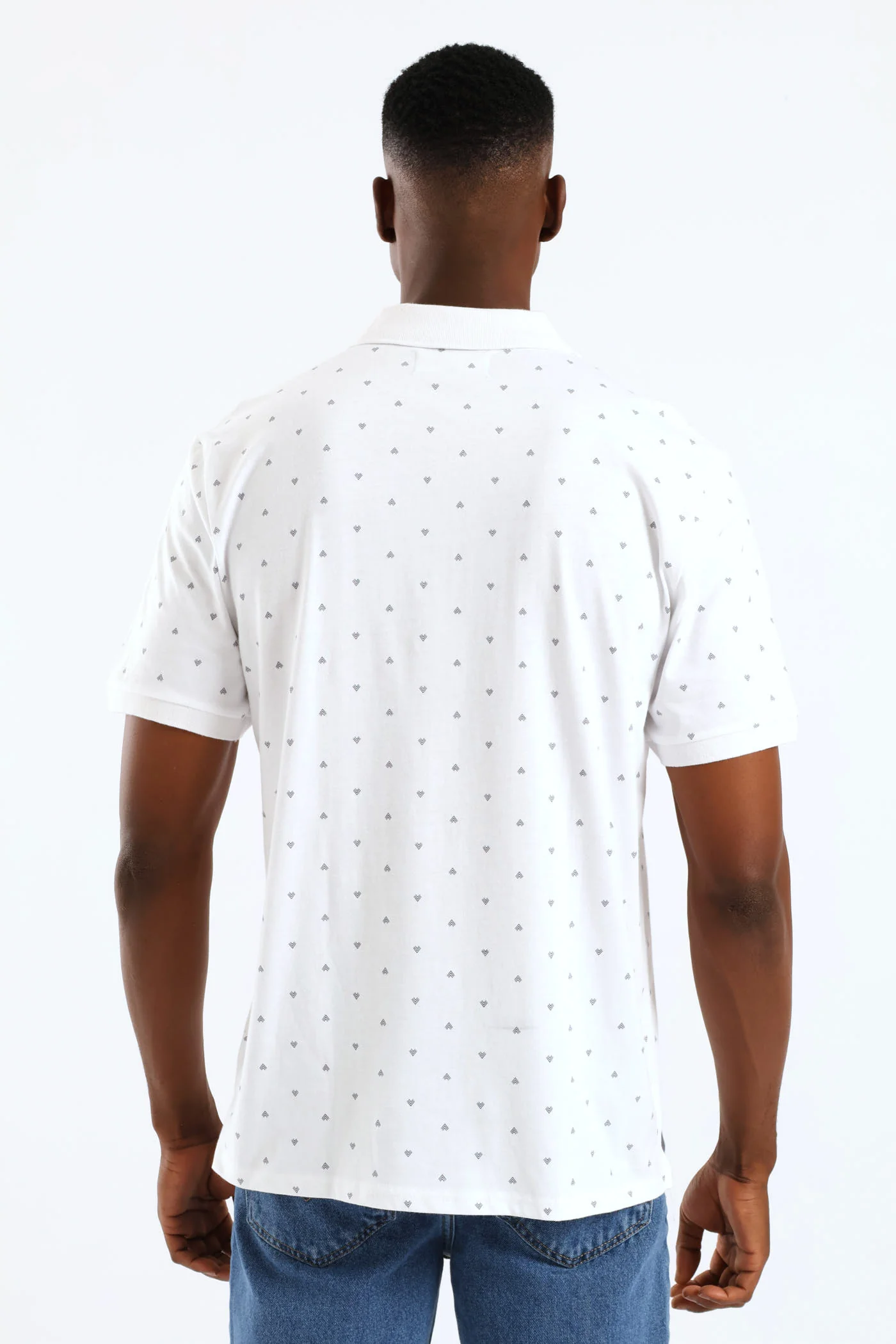 Arrowhead Print Golfer - White - Image 3