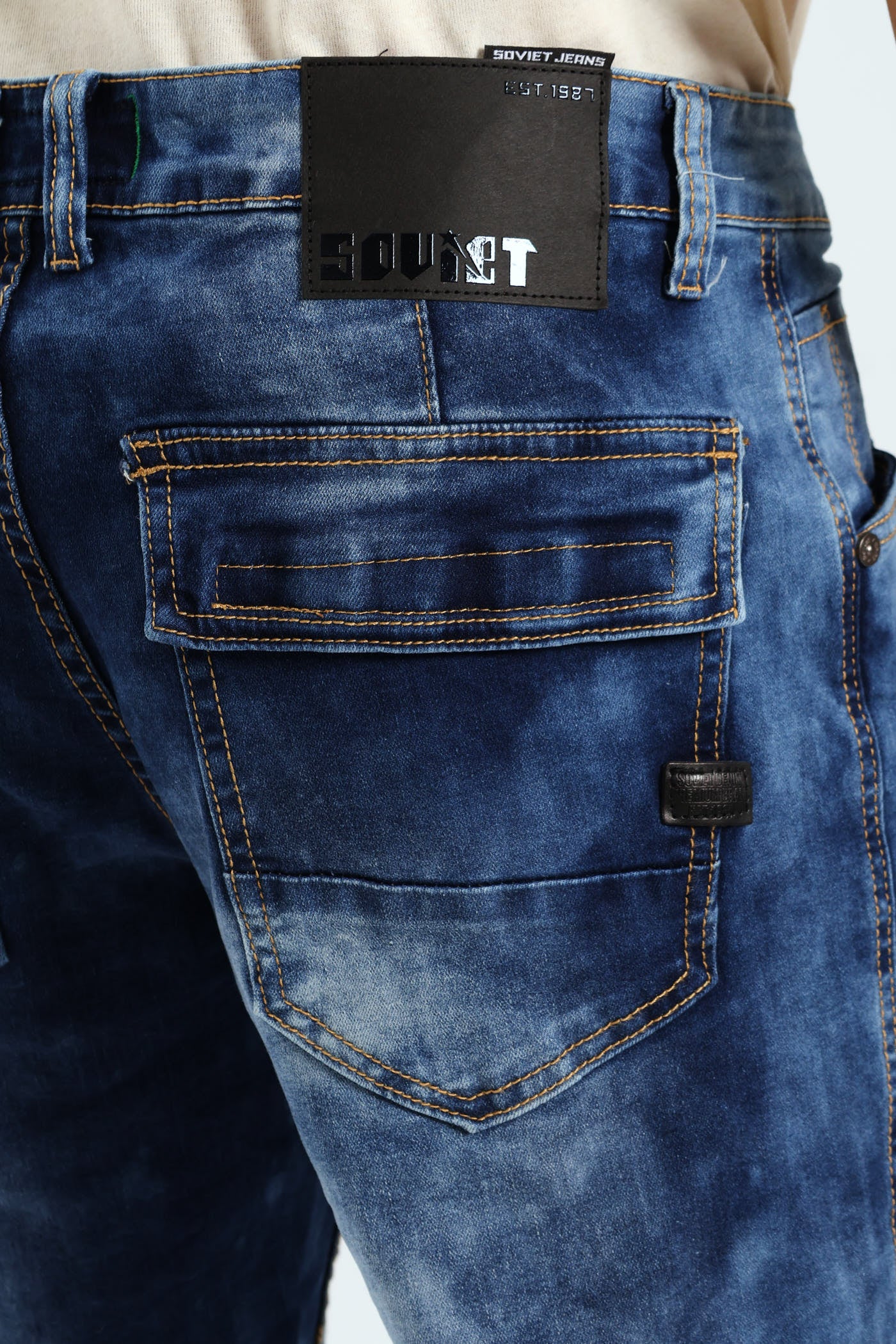 Arsenal Cargo Pocket Denim - Indigo - Image 5