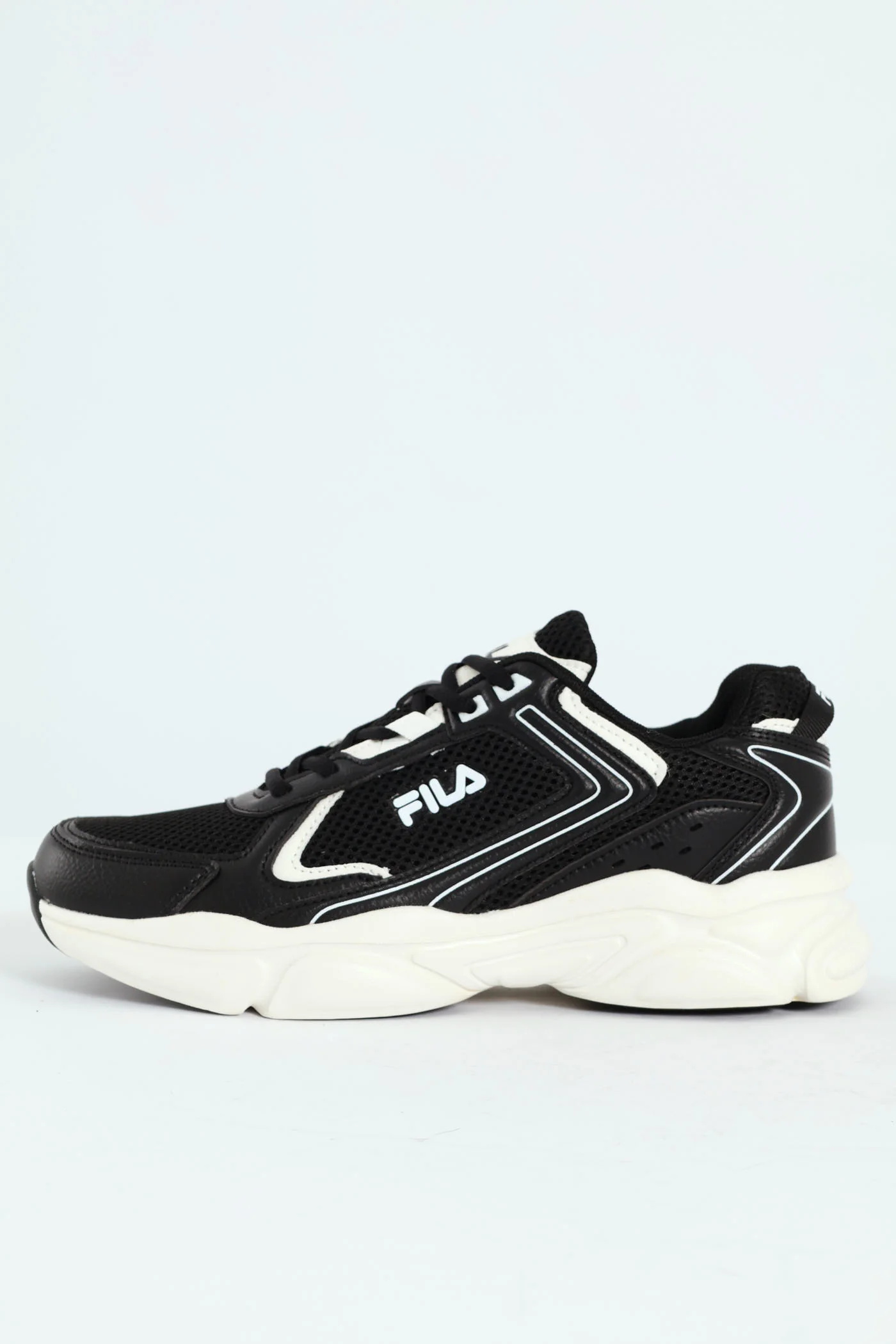 Arturo Lace Up Trainer - Black/White - Image 4