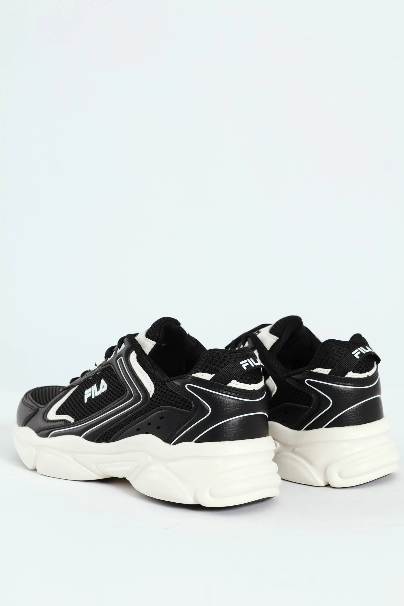 Arturo Lace Up Trainer - Black/White - Image 6
