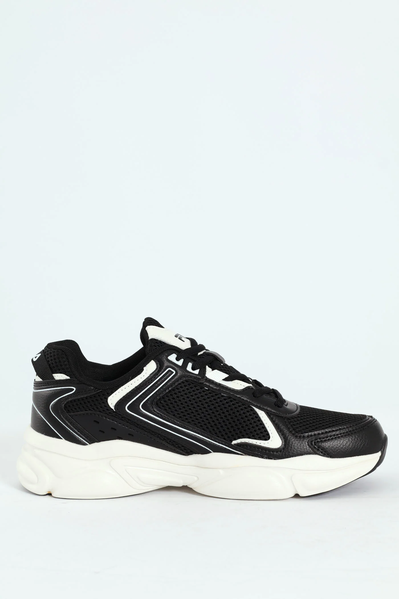 Arturo Lace Up Trainer - Black/White - Image 7