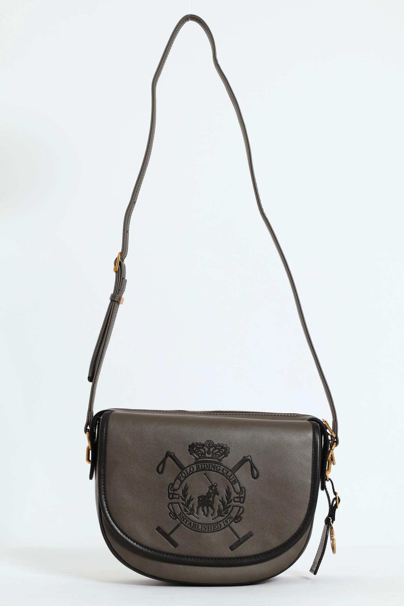 Ascot Saddle Crossbody Bag - Beluga - Image 3