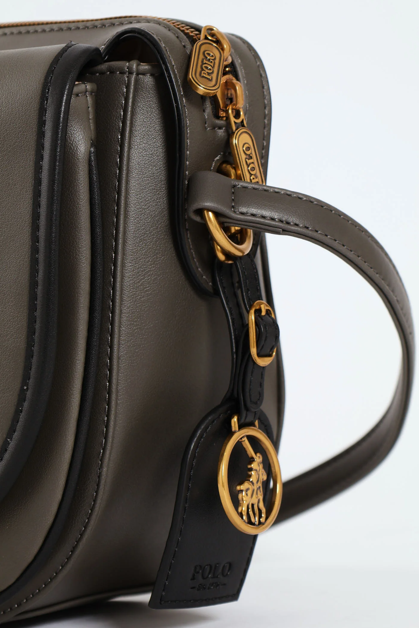 Ascot Saddle Crossbody Bag - Beluga - Image 5
