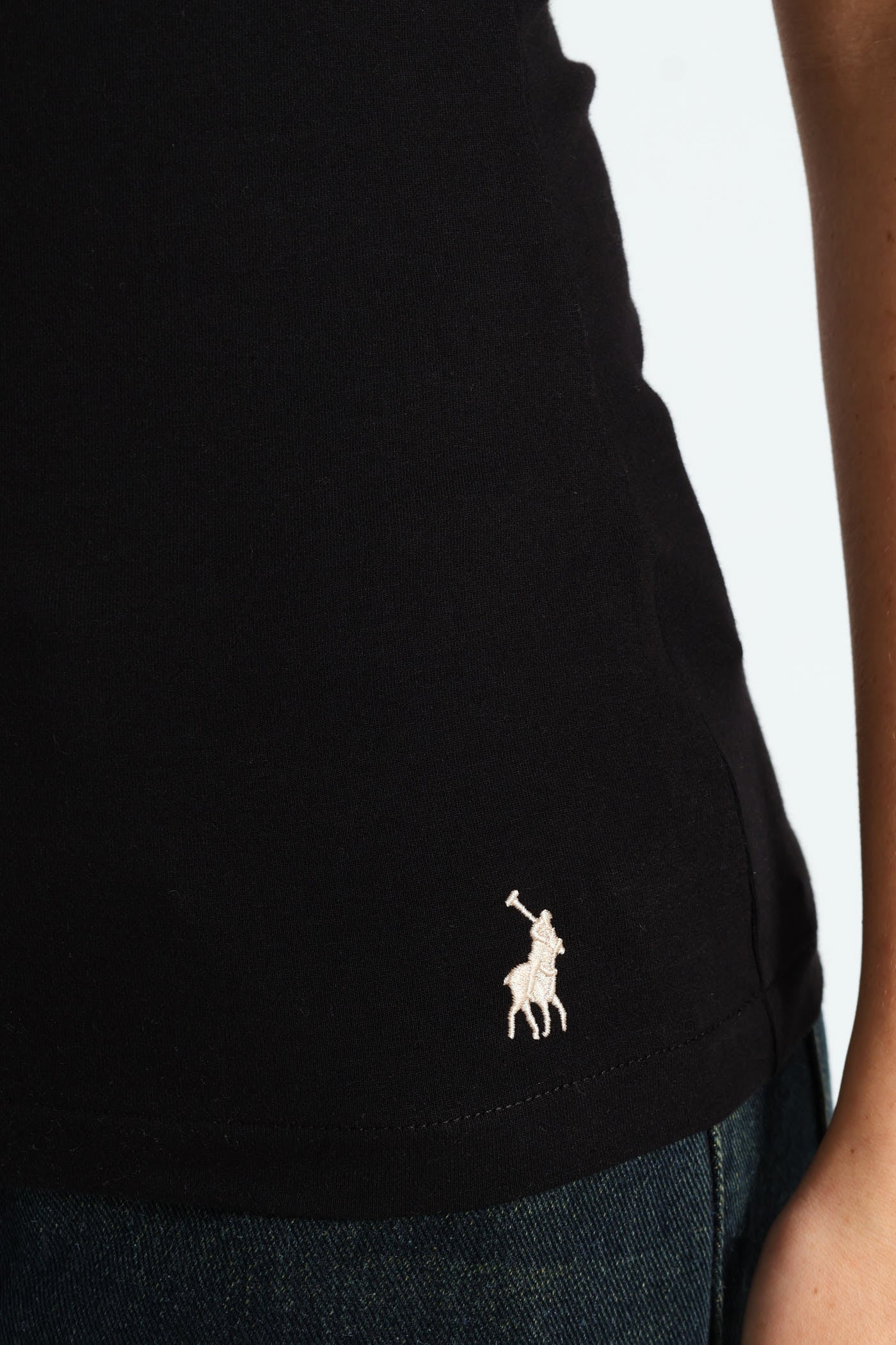 Ash Logo Tee - Black - Image 4