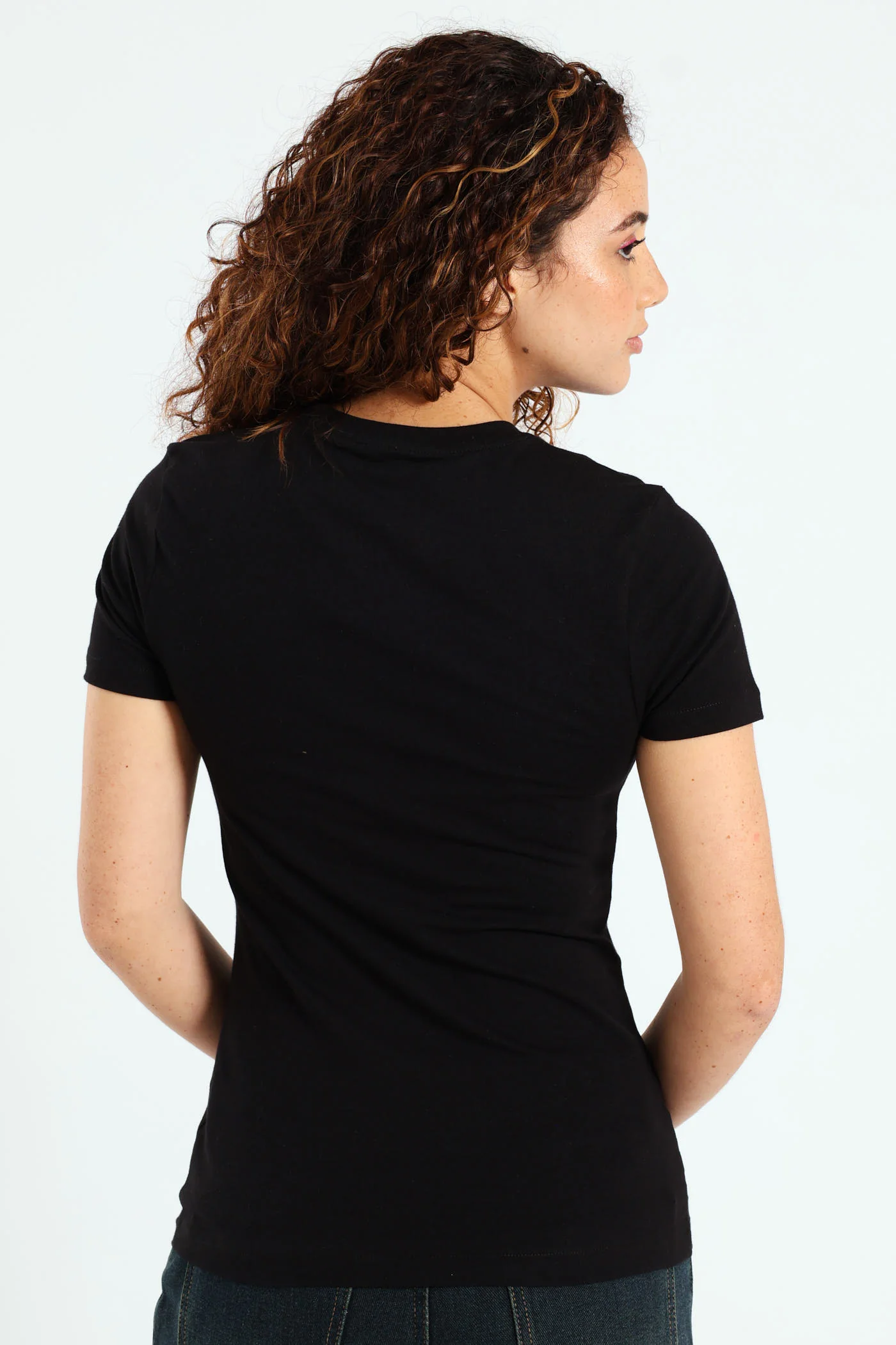 Ash Logo Tee - Black - Image 5