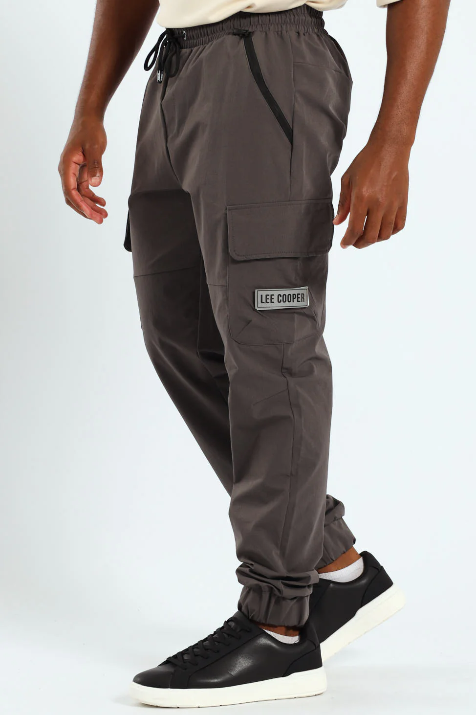 Asher Nylon Jogger - Charcoal - Image 3