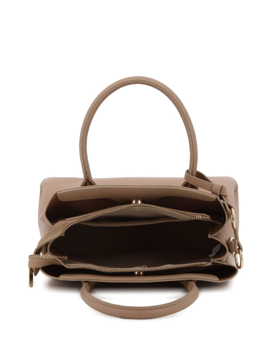 Ashlee Satchel Bag - Taupe - Image 5