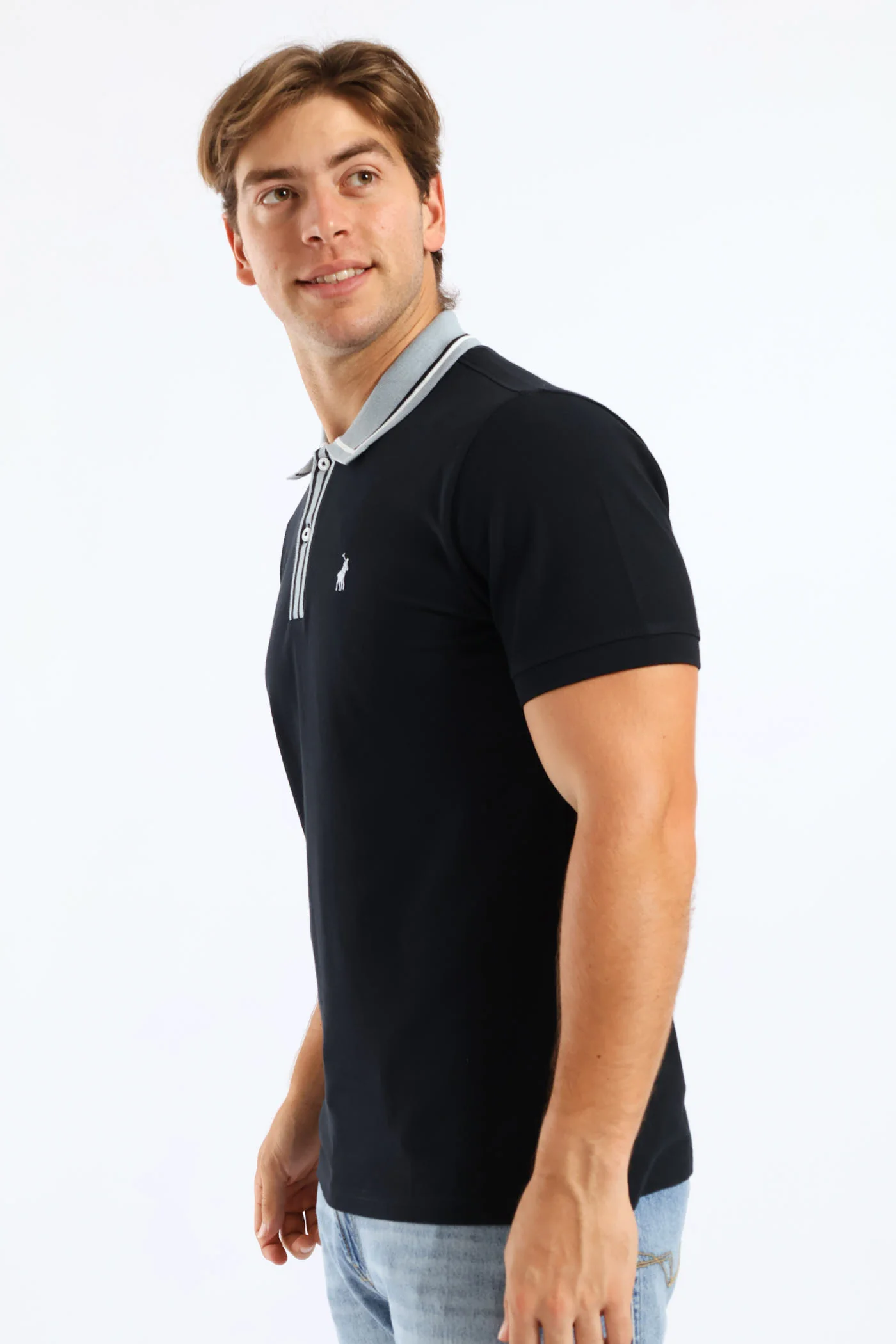 Ashton Golfer - Navy - Image 3