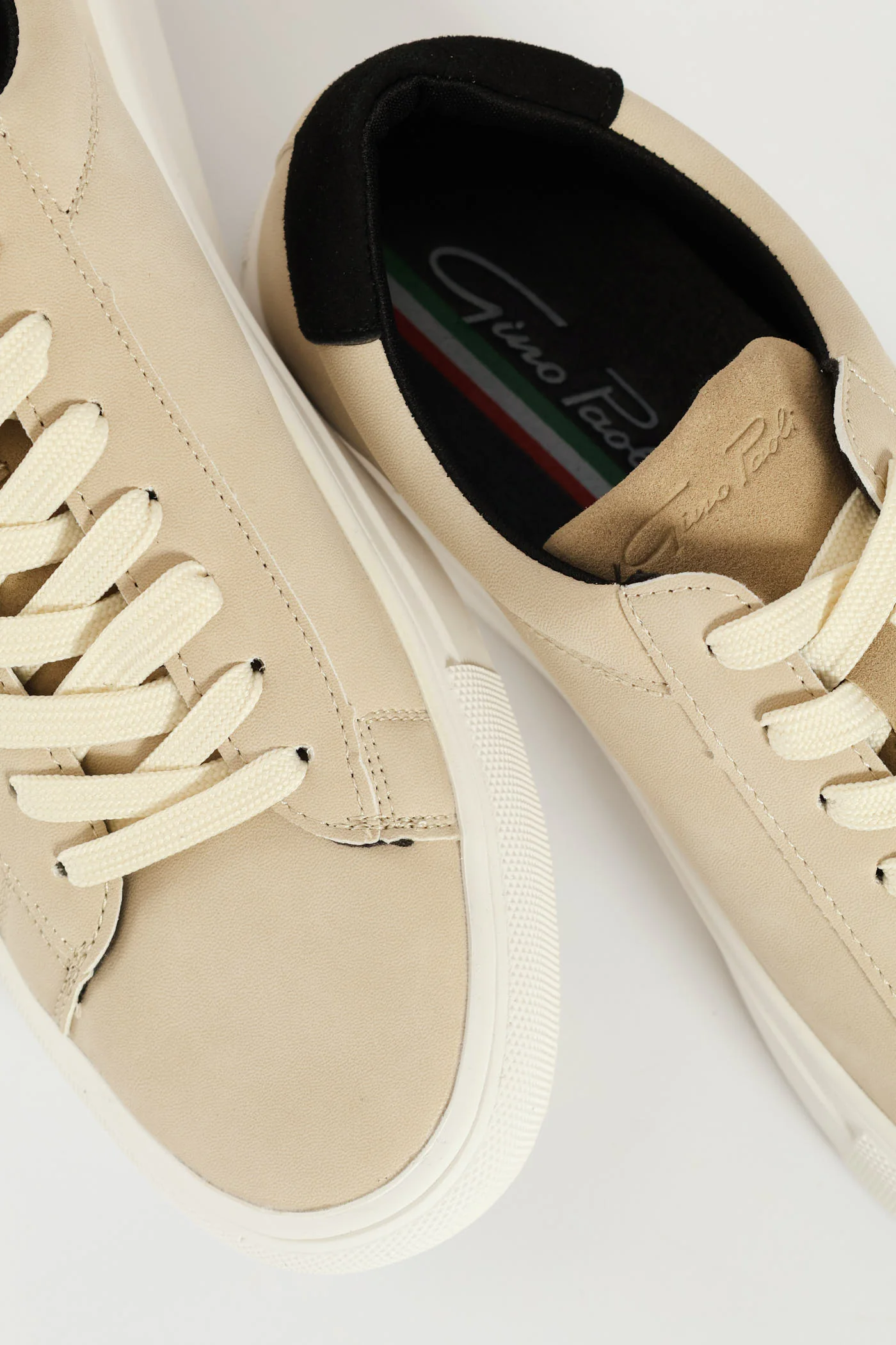 Atlas Plain Lace Up Sneaker - Stone - Image 2