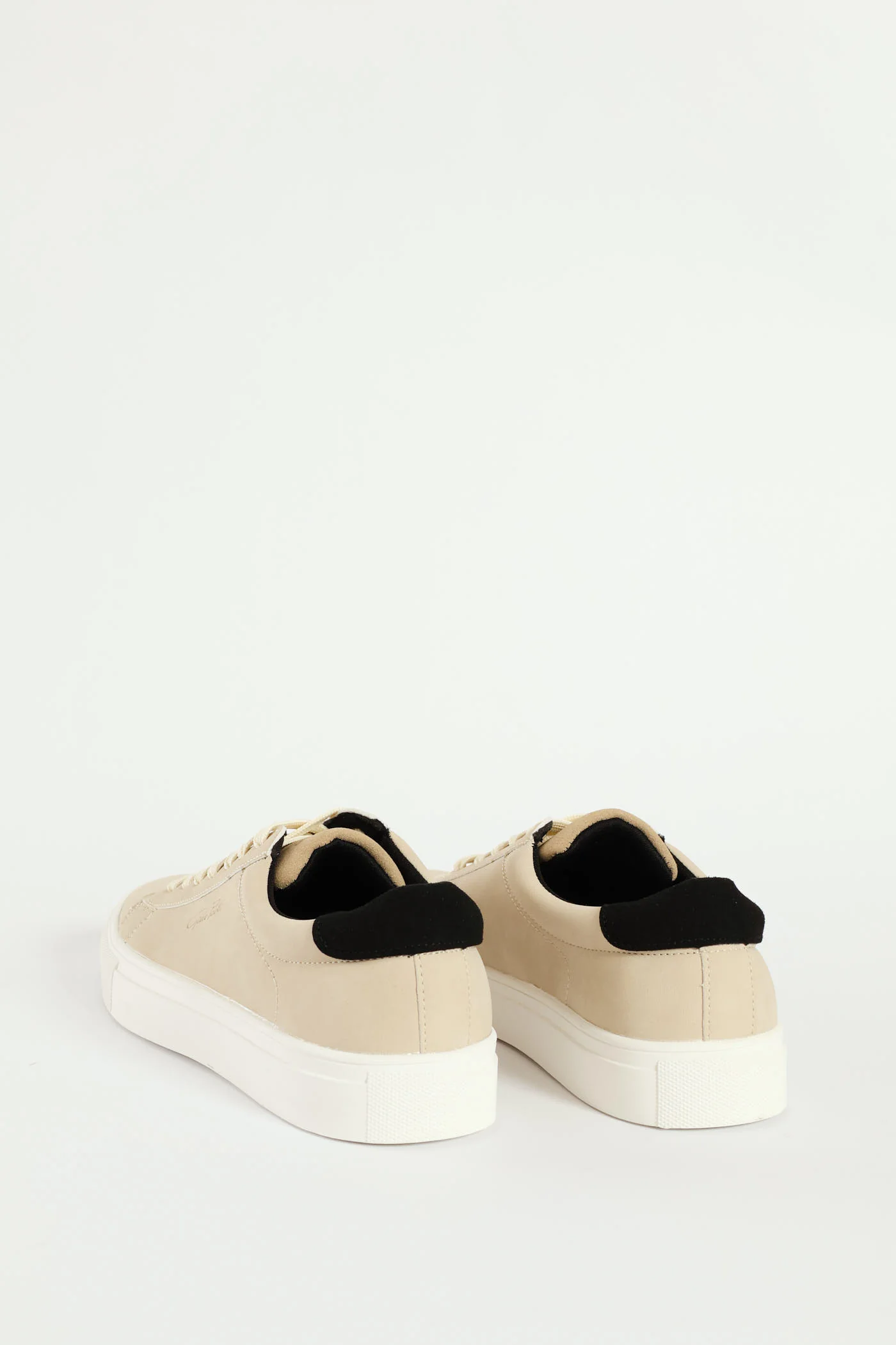 Atlas Plain Lace Up Sneaker - Stone - Image 5