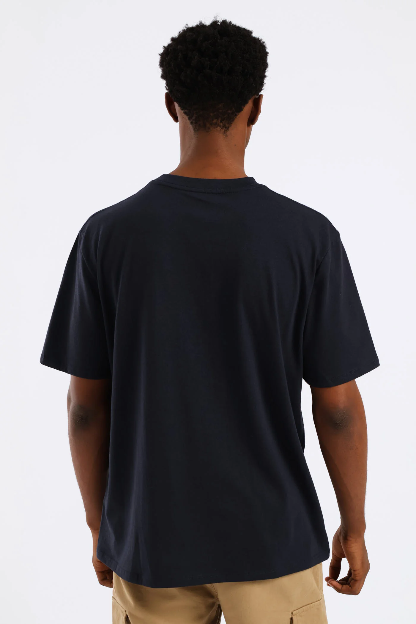Authentic Basic Print Tee - Navy - Image 4