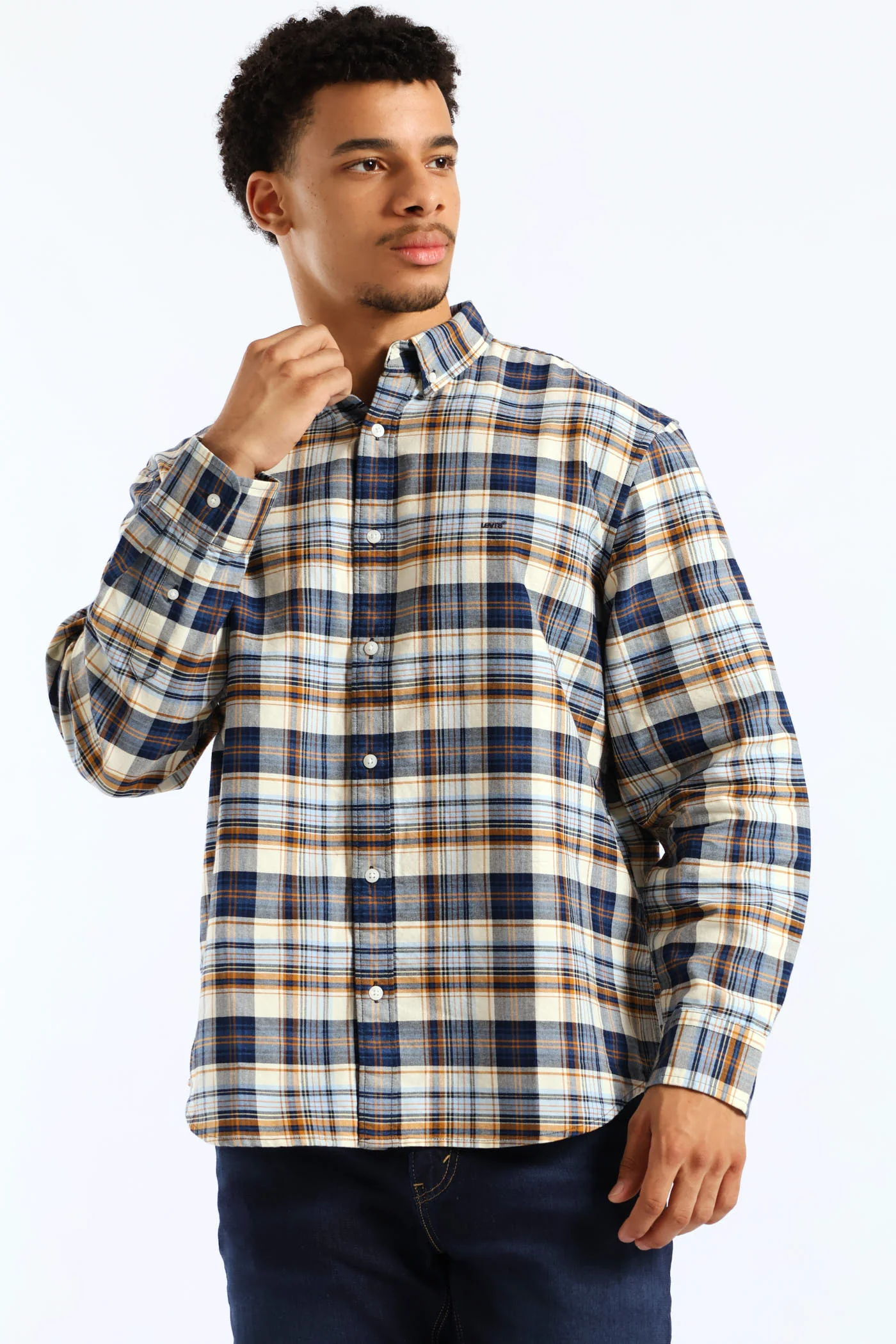 Authentic Button Down Shirt - Navy - Image 2