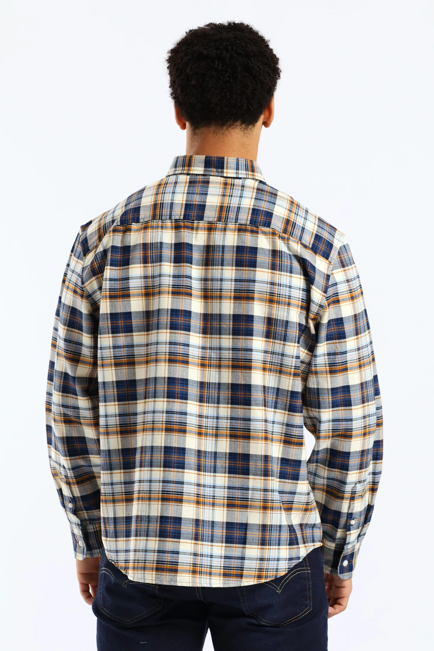 Authentic Button Down Shirt - Navy - Image 4