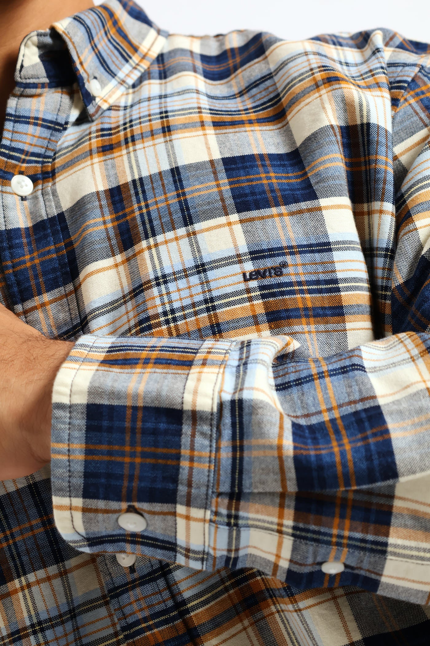 Authentic Button Down Shirt - Navy - Image 5
