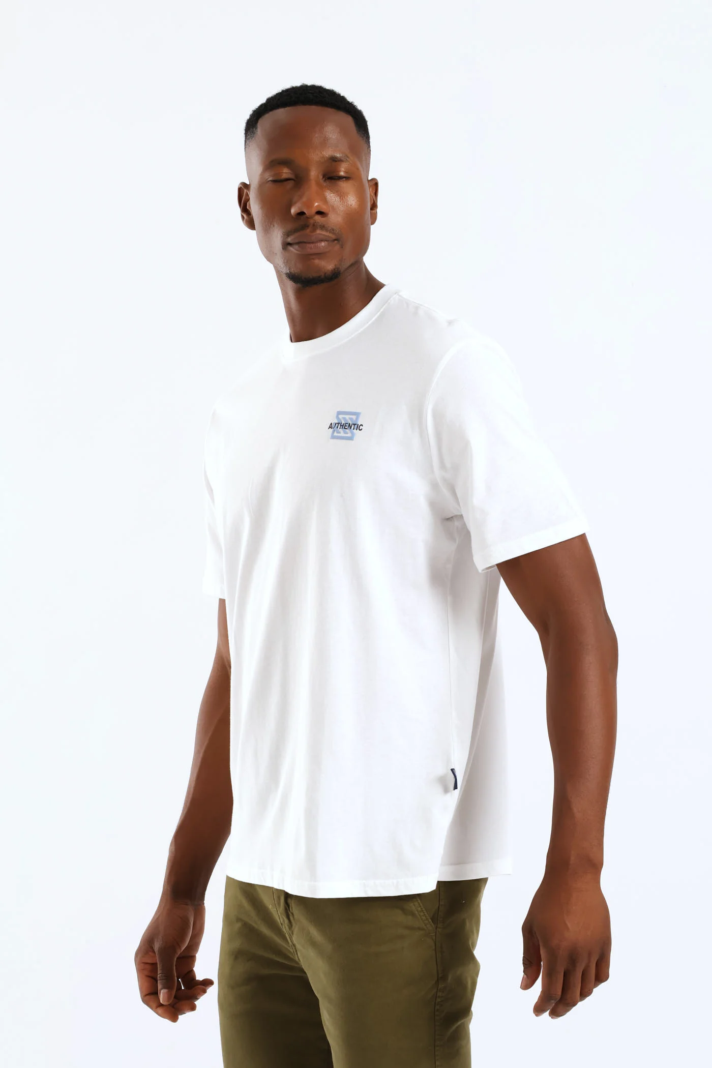 Authentic Icon Front & Back Tee - White - Image 3