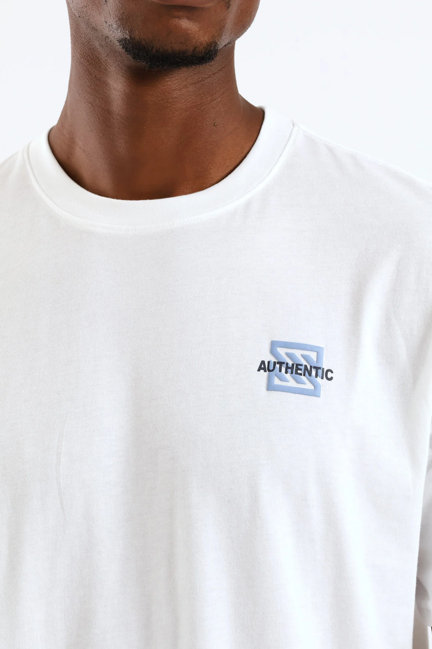 Authentic Icon Front & Back Tee - White - Image 4
