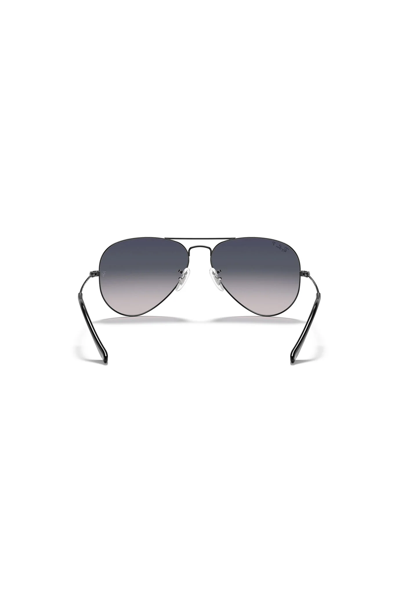 Aviator Gradient Lens Sunglasses - Blue/Gunmetal Grey - Image 4