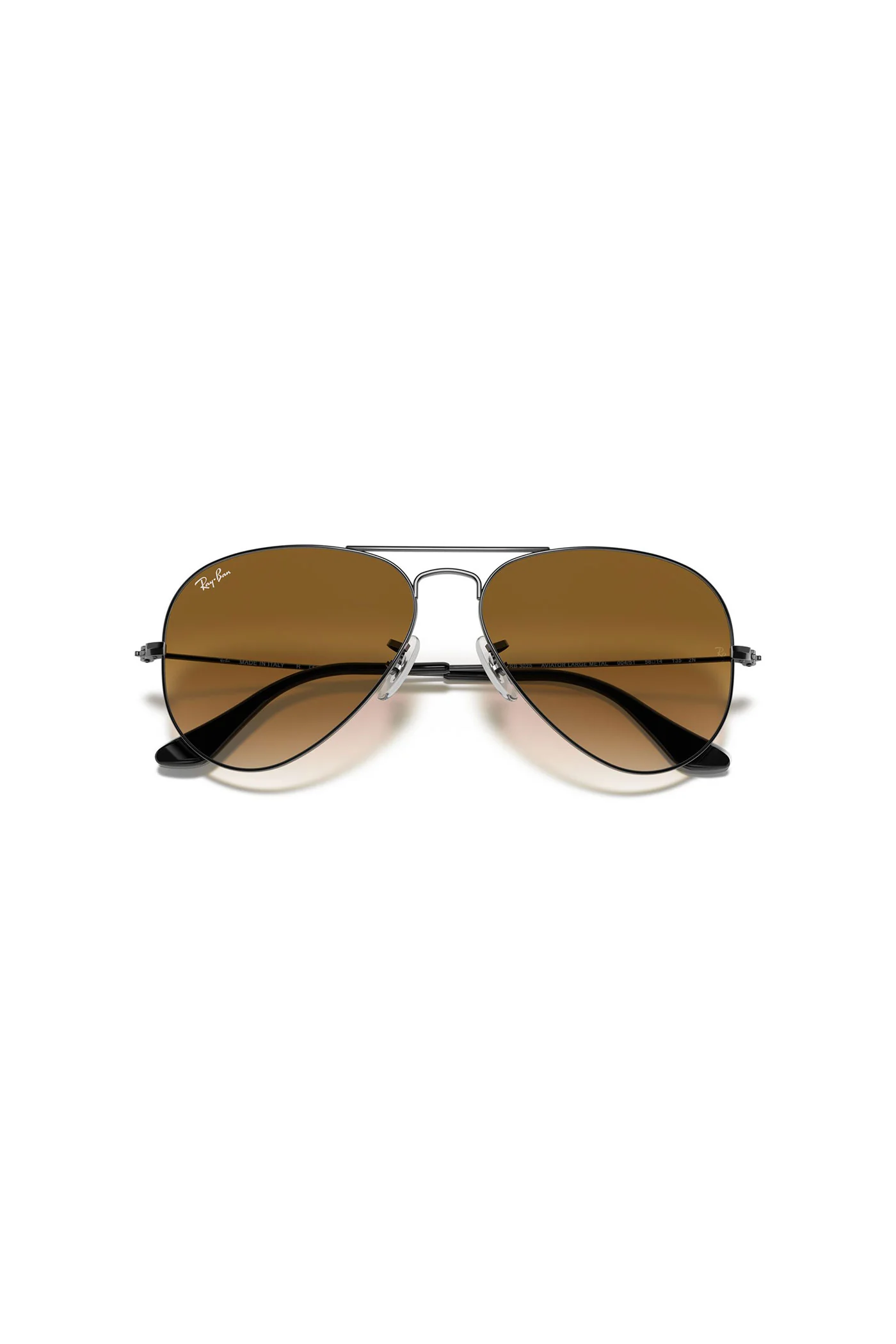 Aviator Gradient Sunglasses - Yellow/Gunmetal Grey - Image 5