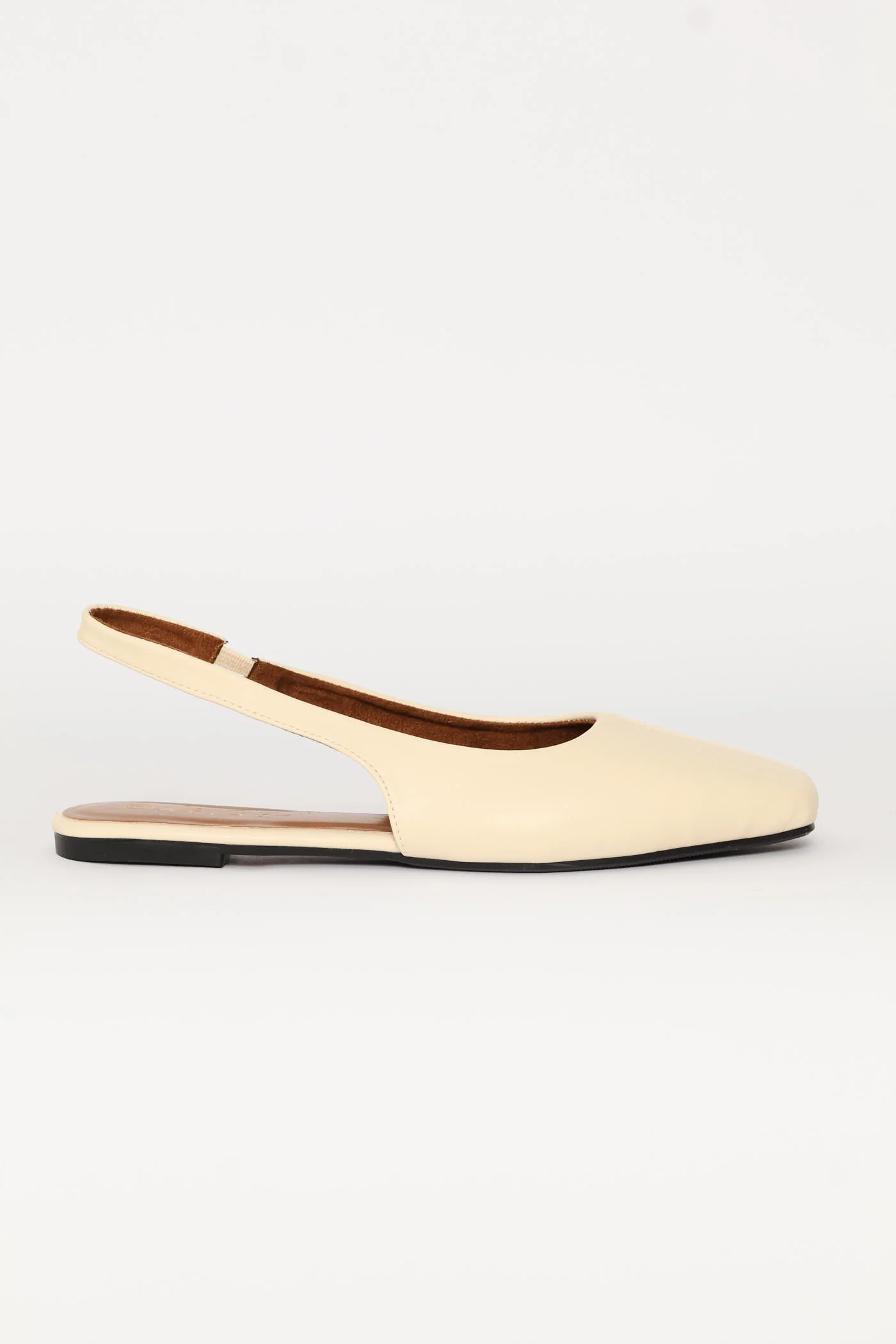 Aw26 Square Toe Slingback Pump - Off White - Image 2