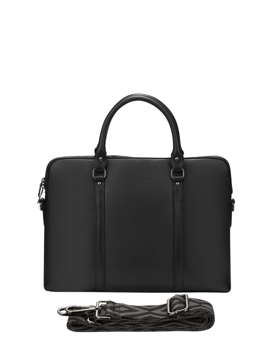 Azura 15.6"Ladies Laptop Tote Bag - Black - Image 2