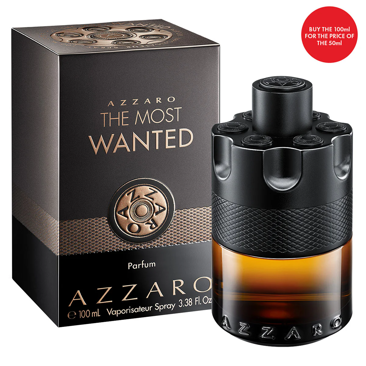 Azzaro The Most Wanted Parfum 100ml Value Offer - Image 2