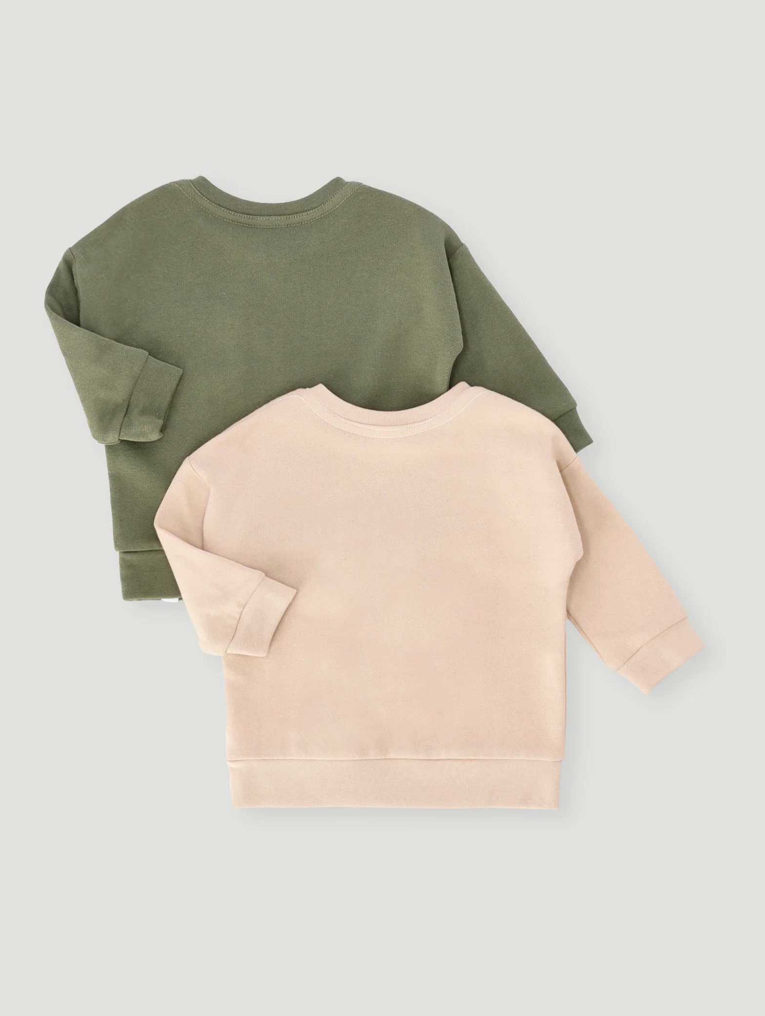 Baby Boys 2 Pack Brushed Utility Top - Fatigue - Image 2