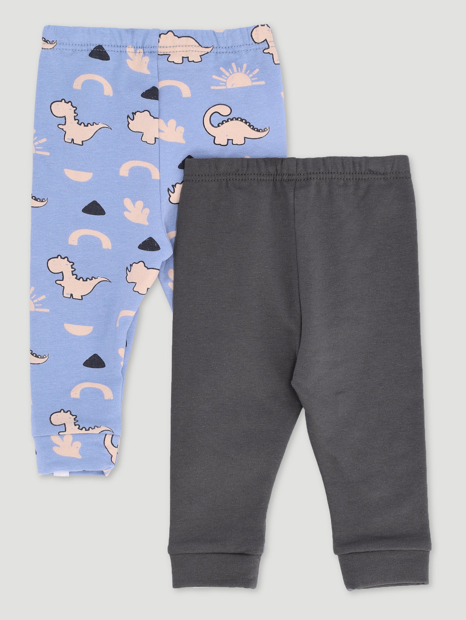 Baby Boys 2 Pack Dino Leggings - Image 2