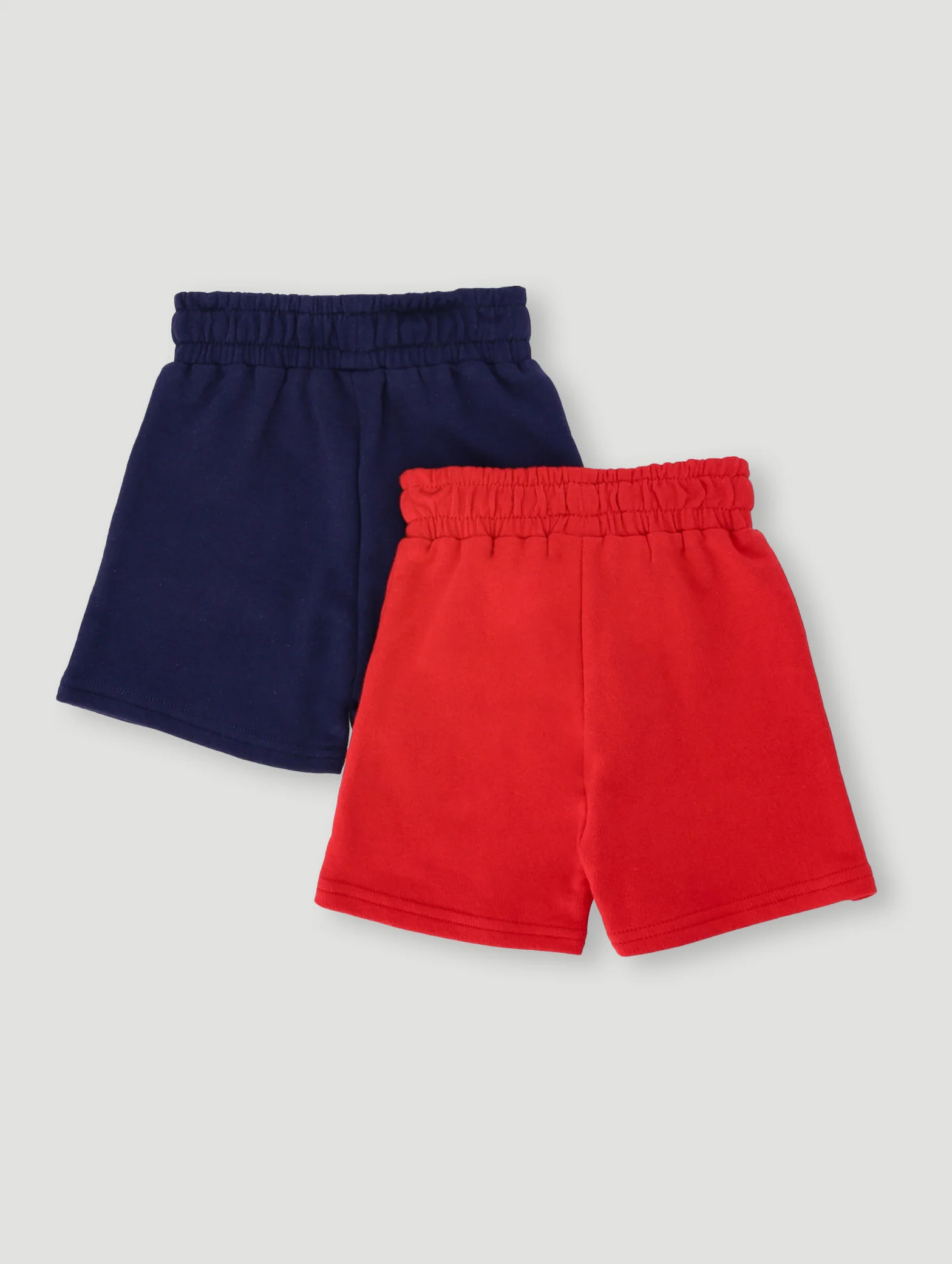 Baby Boys 2 Pack Jolly Marine Knit Short - Navy/Red - Image 3