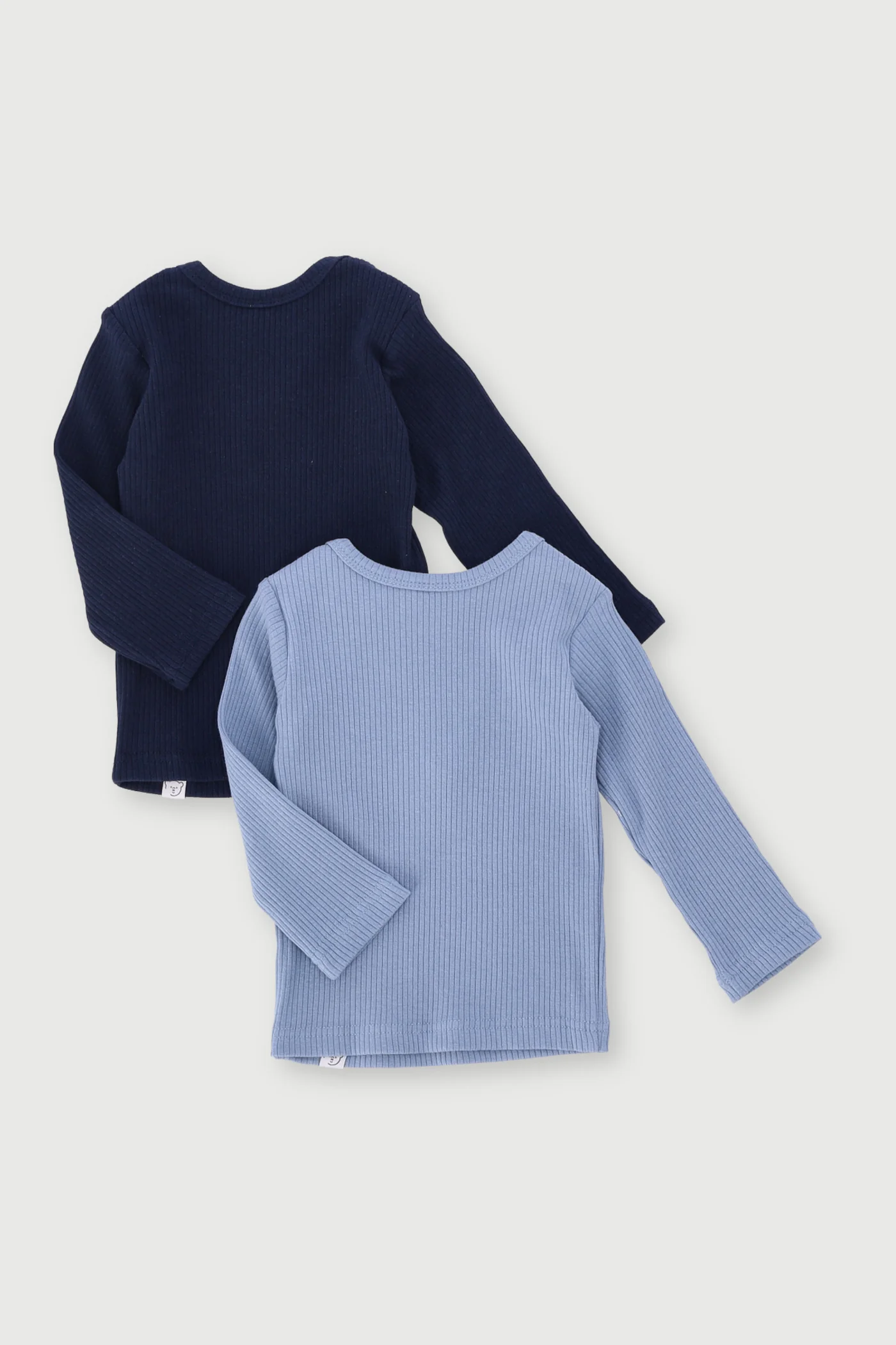 Baby Boys 2 Pack Ribbed Top - Navy - Image 2