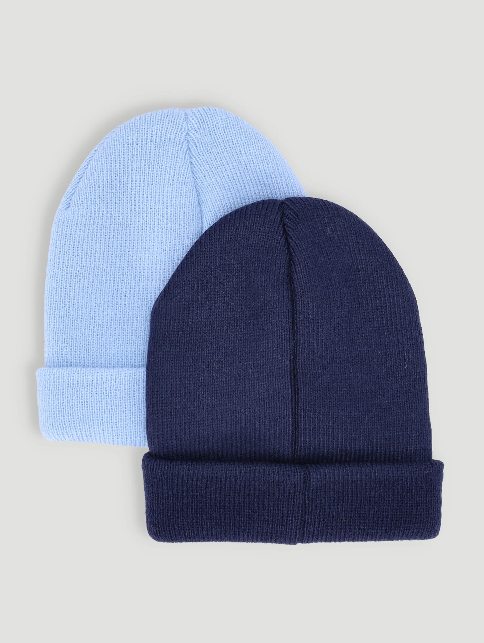 Baby Boys 2 Pack Wild And Awesome Beanie - Dark Navy - Image 3