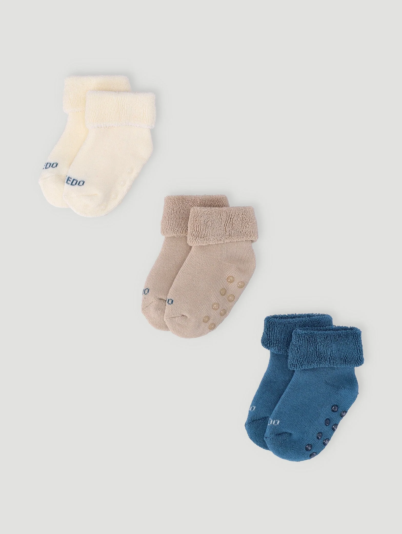 Keedo Baby Boys 3 Pack Towelling Socks - Image 2