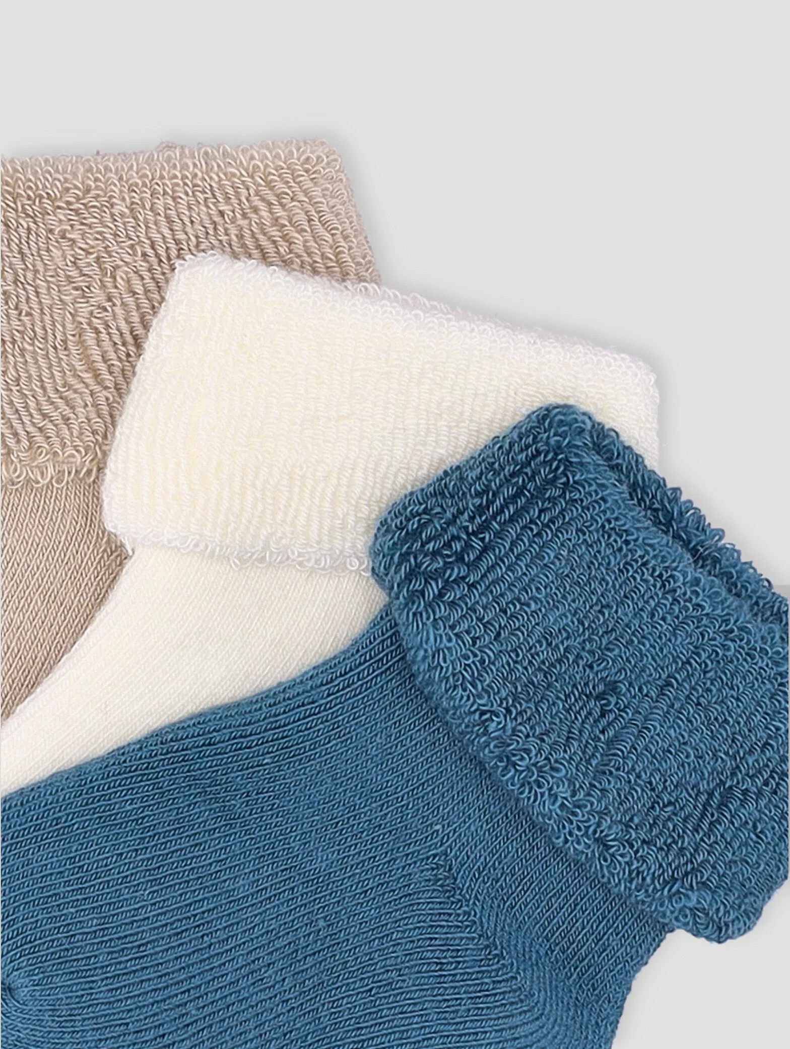 Keedo Baby Boys 3 Pack Towelling Socks - Image 3