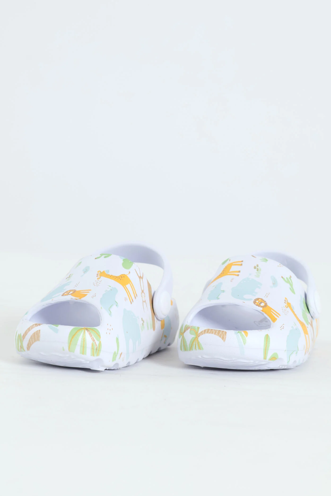 Baby Boys Animal Print Eva Sandal - White - Image 3