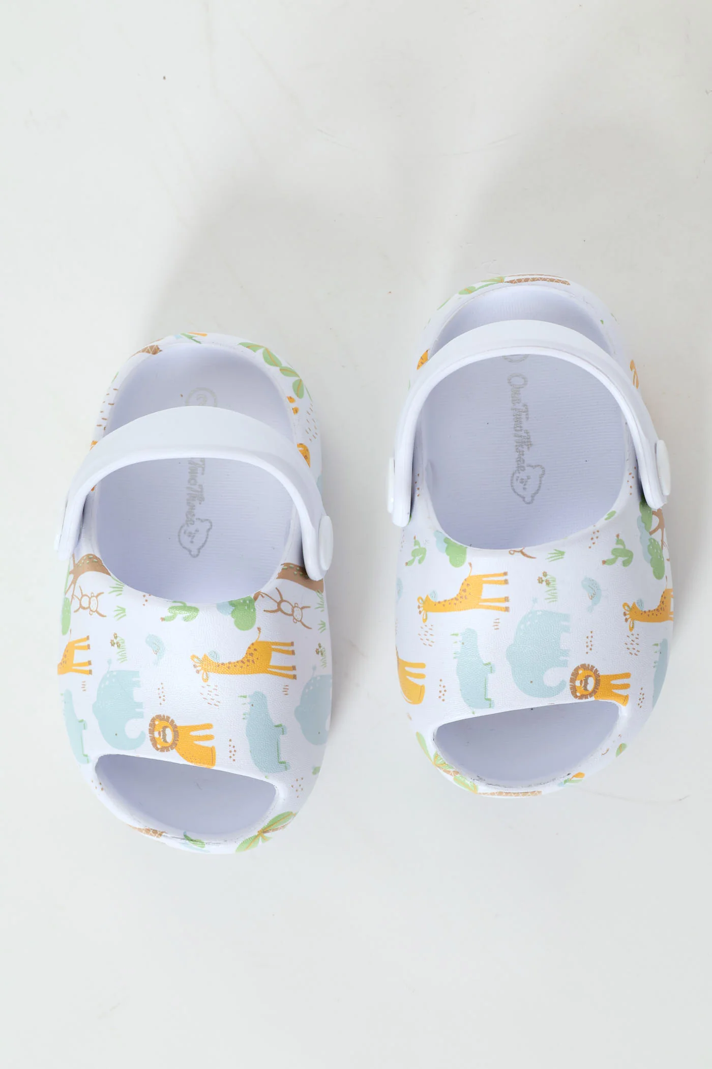 Baby Boys Animal Print Eva Sandal - White - Image 7