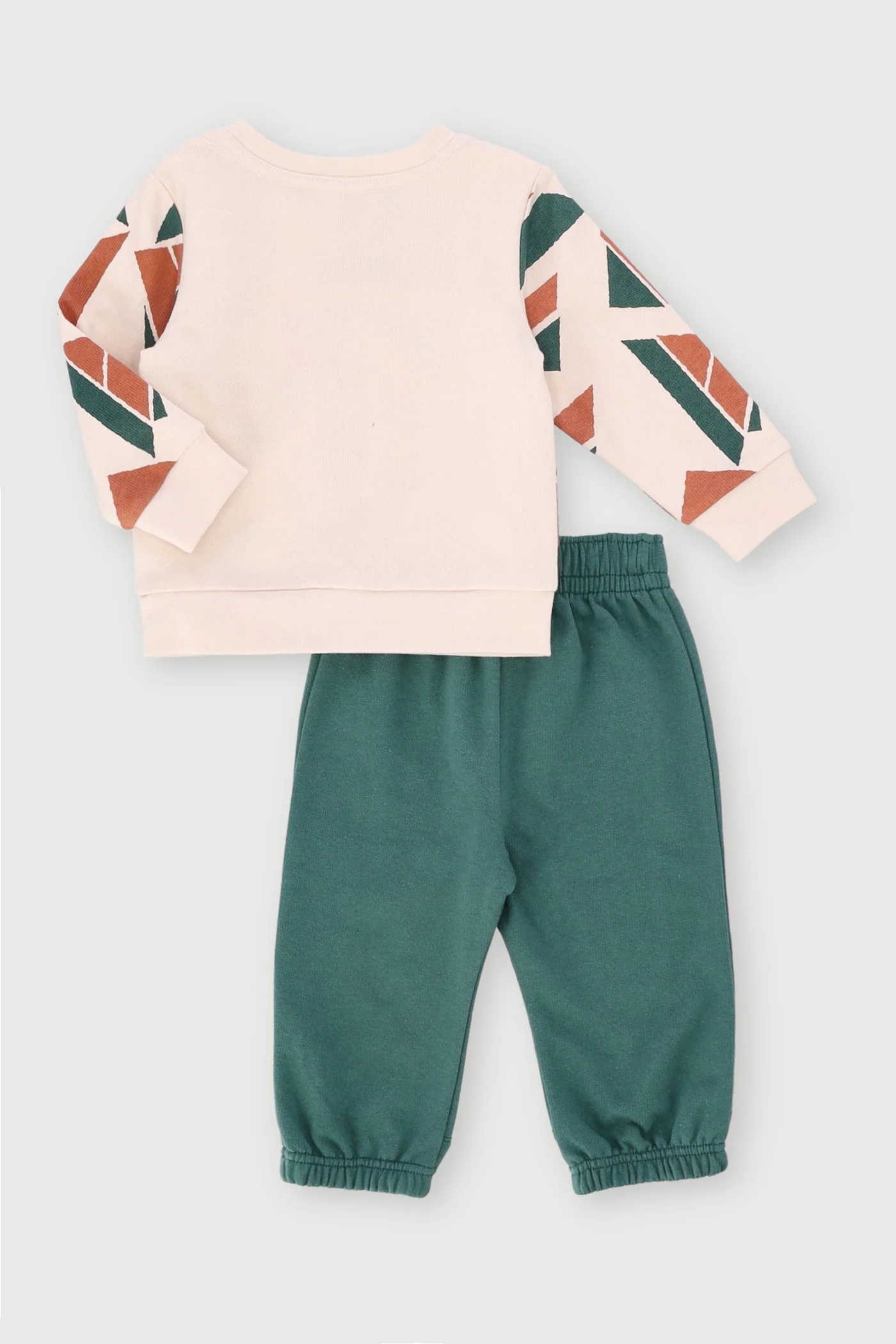 Baby Boys Asymmetric Tracksuit - Burnt Orange - Image 3