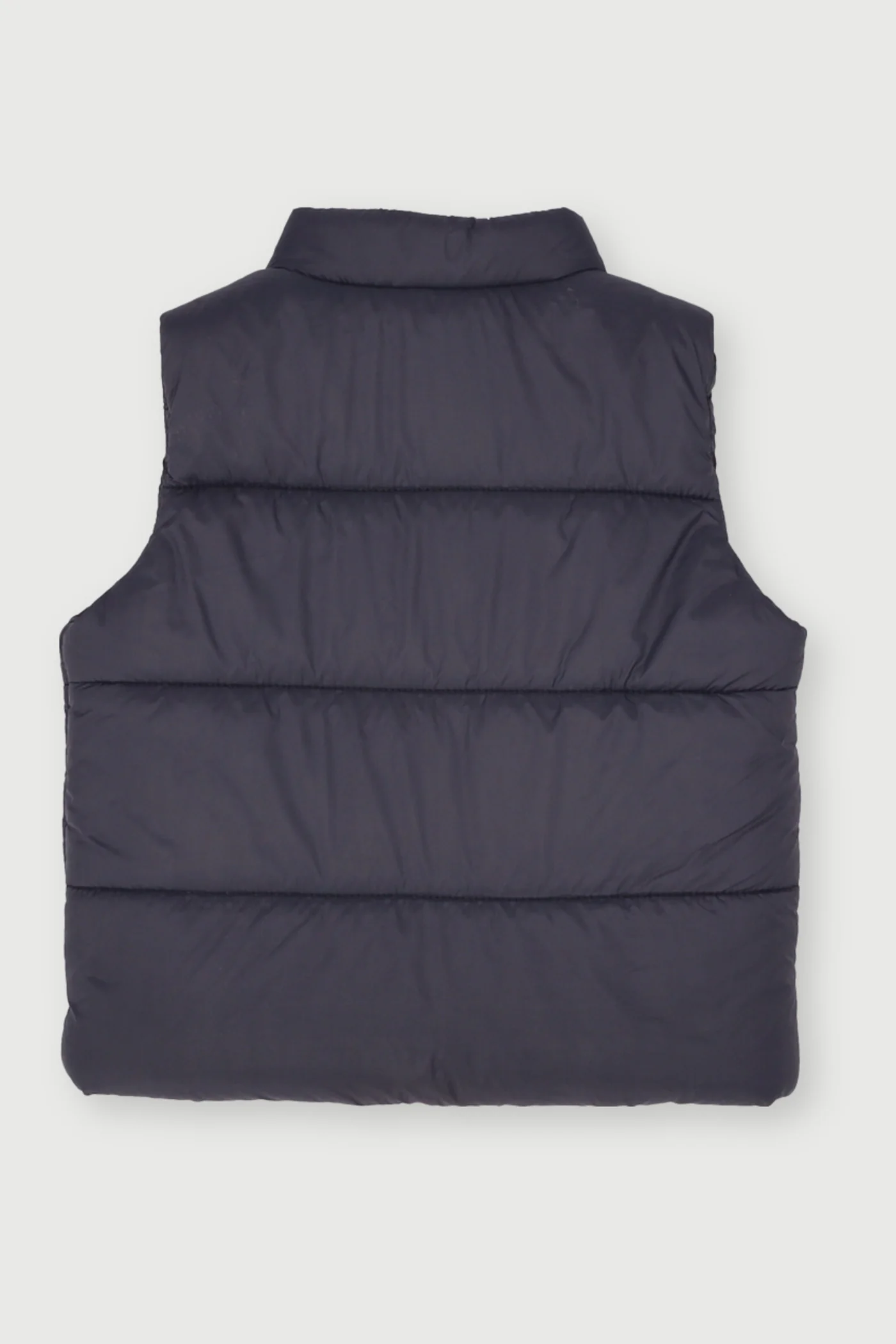 Baby Boys Bear Badge Sleeveless Jacket - Black - Image 2