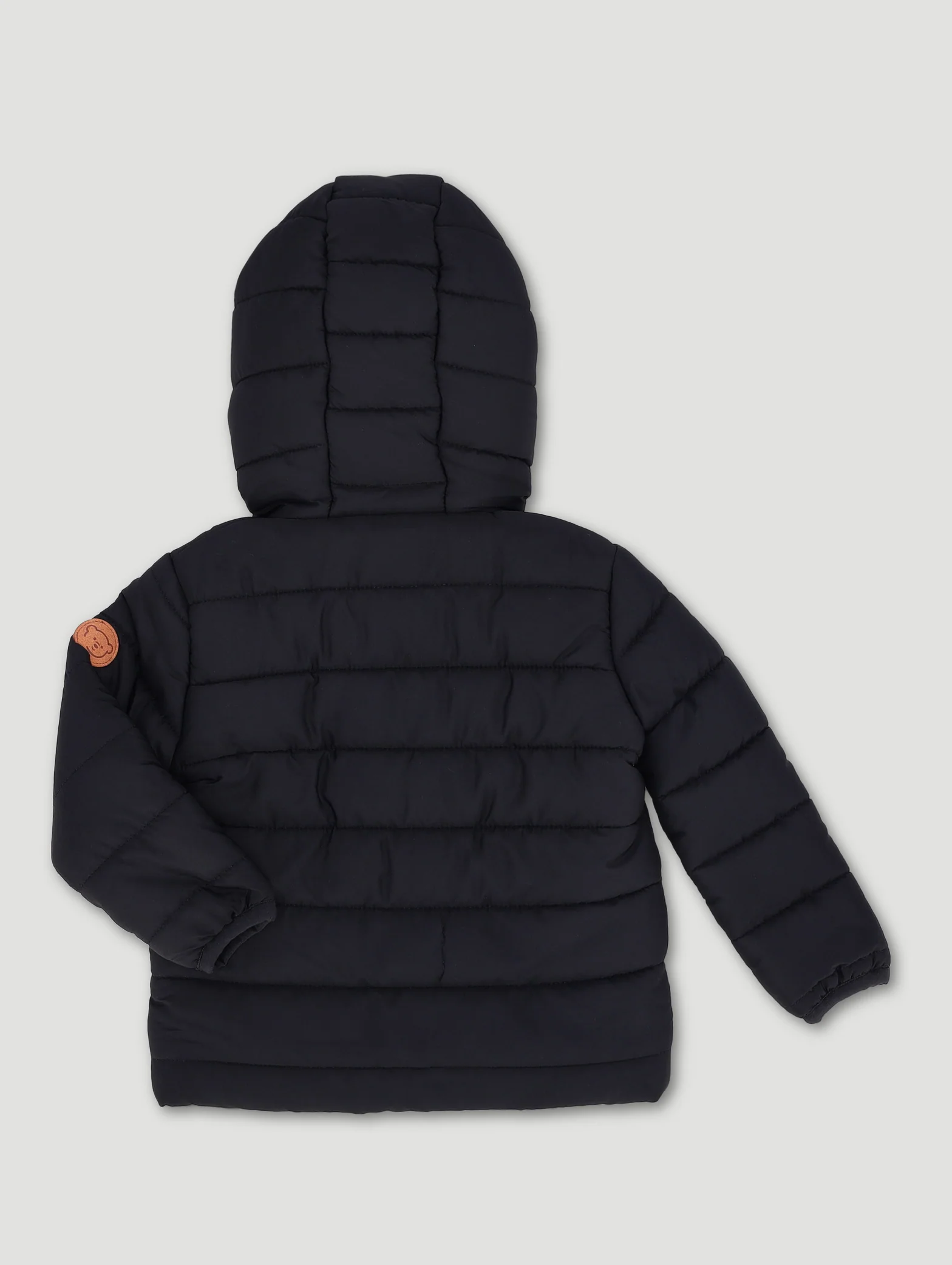 Baby Boys Black Puffer Jacket  - Black - Image 2