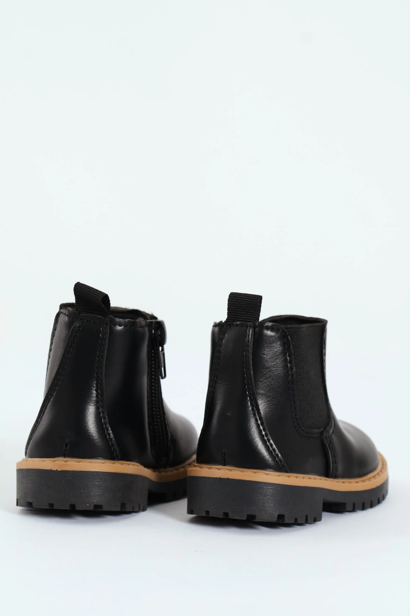Baby Boys Boot With Zip - Black - Image 2
