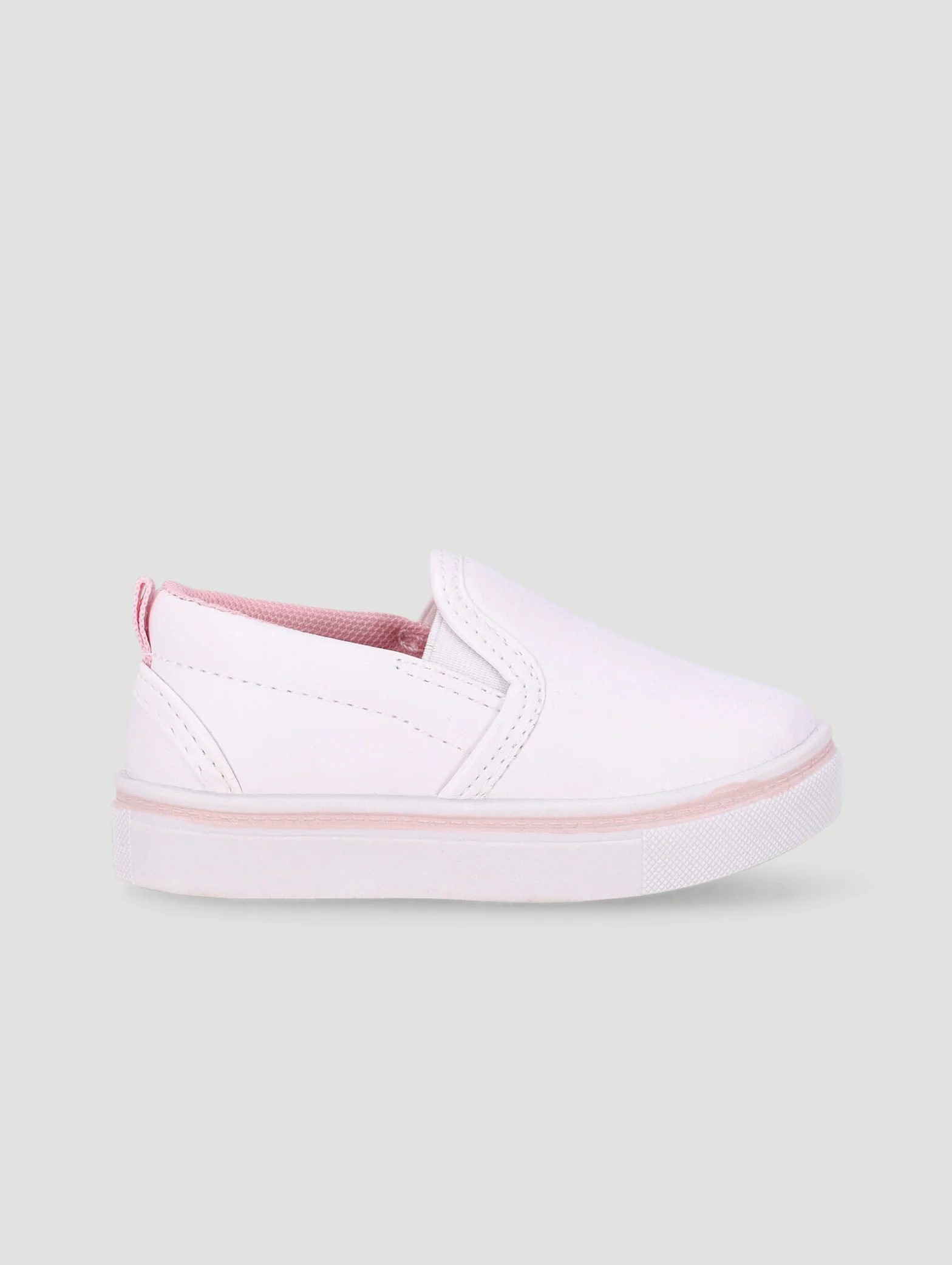 Baby Girls Canvas Sneaker - White - Image 4