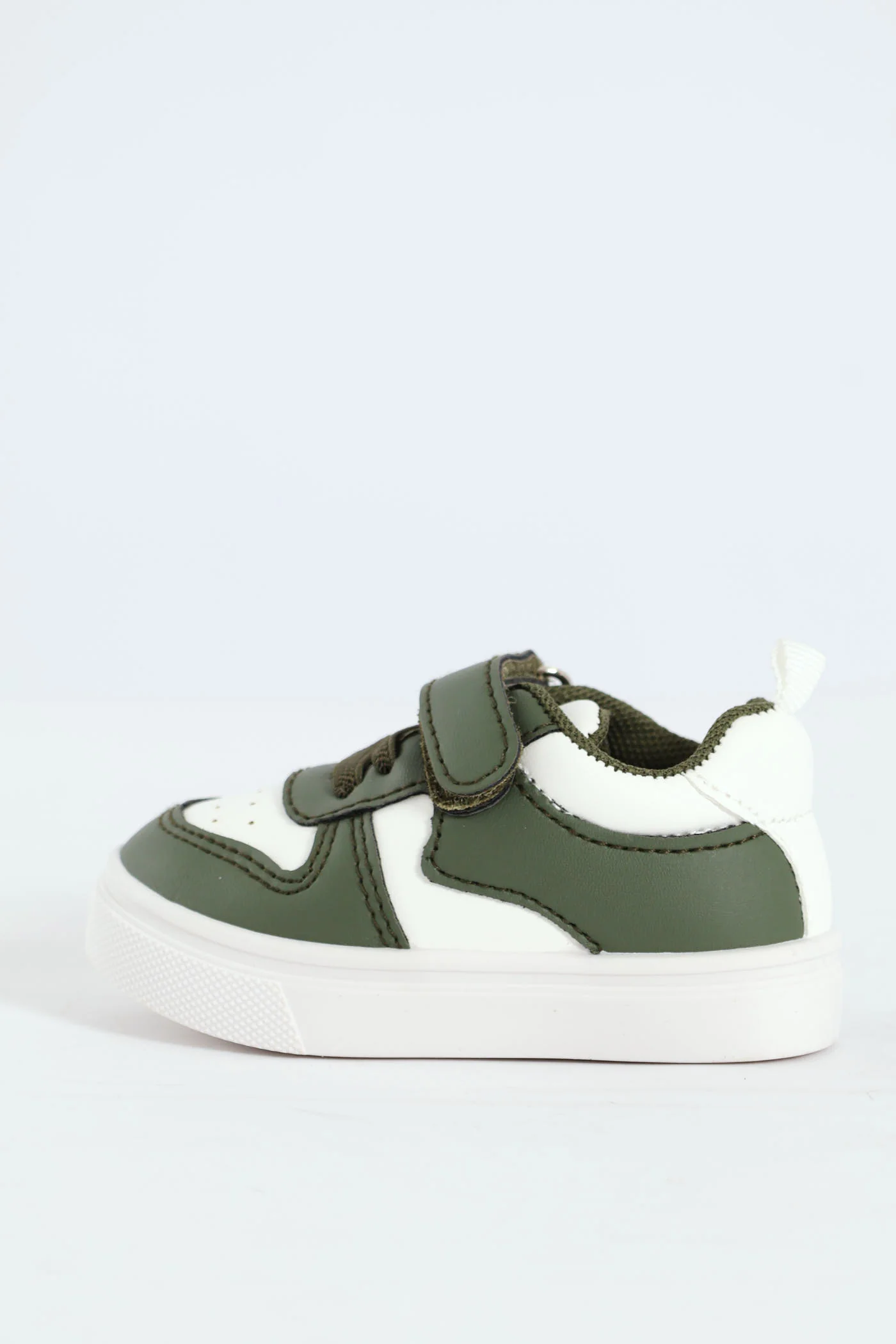 Baby Boys Coloublock Sneaker With Strap - Olive - Image 4