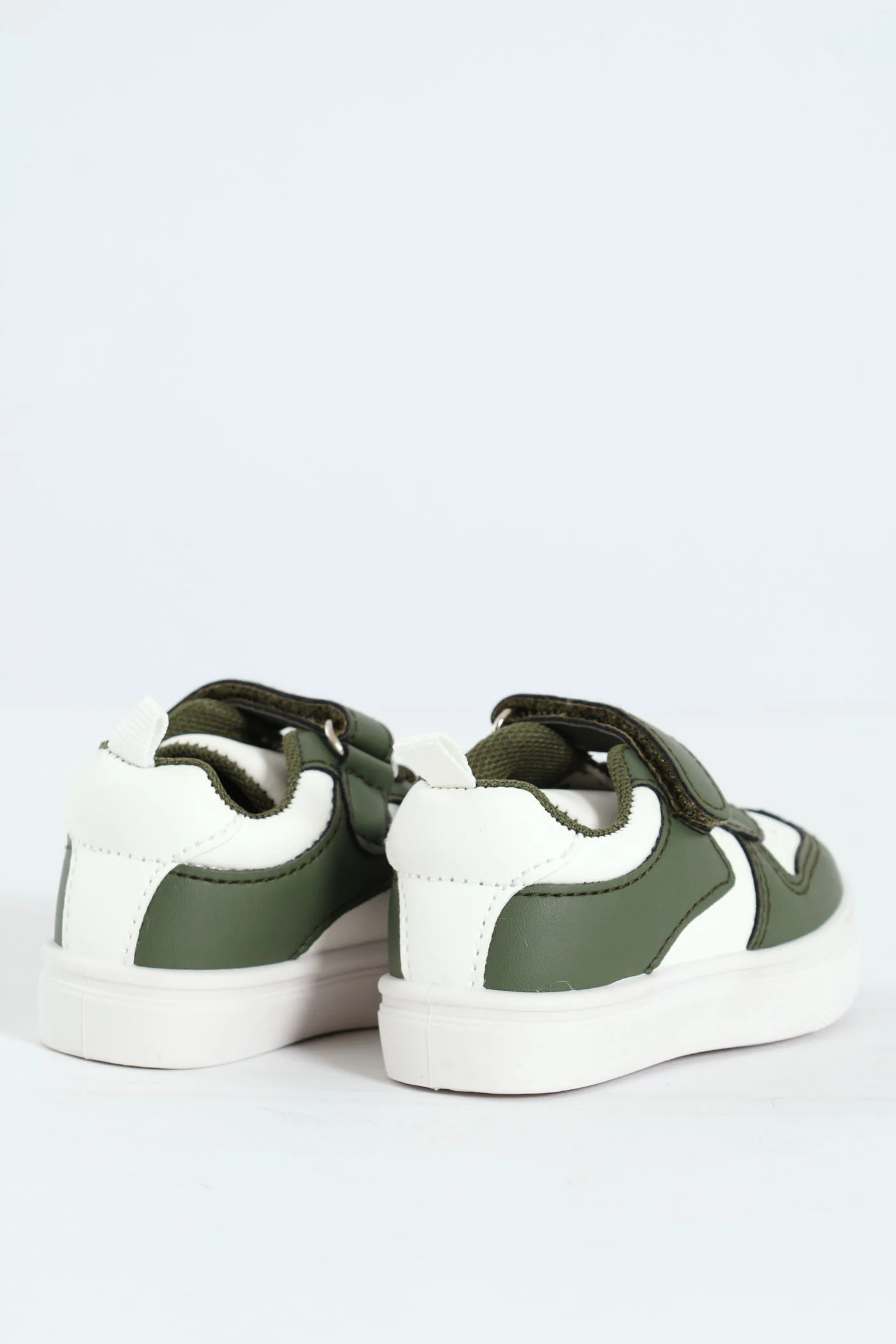 Baby Boys Coloublock Sneaker With Strap - Olive - Image 5