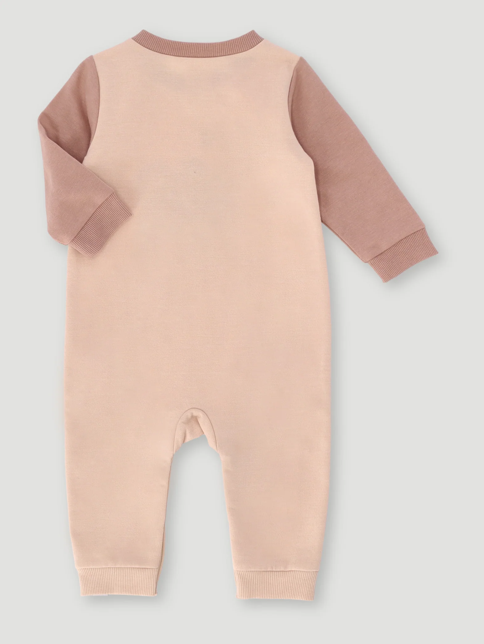 Baby Boys Colour Block Playsuit  - Brown - Image 2