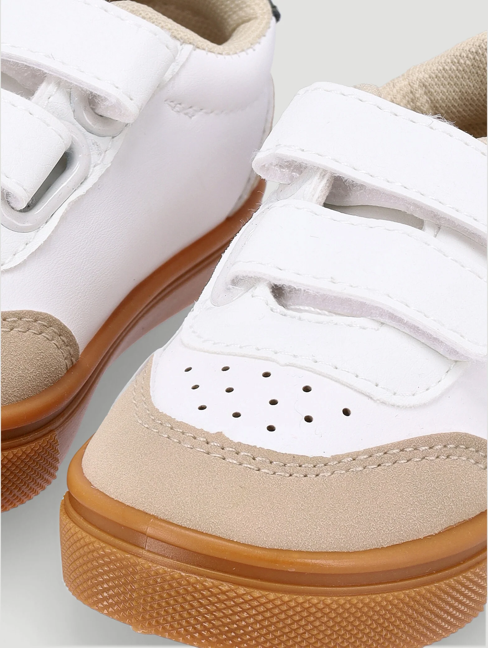 Baby Boys Colourblock Cemented Oustole Sneaker - Neutral - Image 3