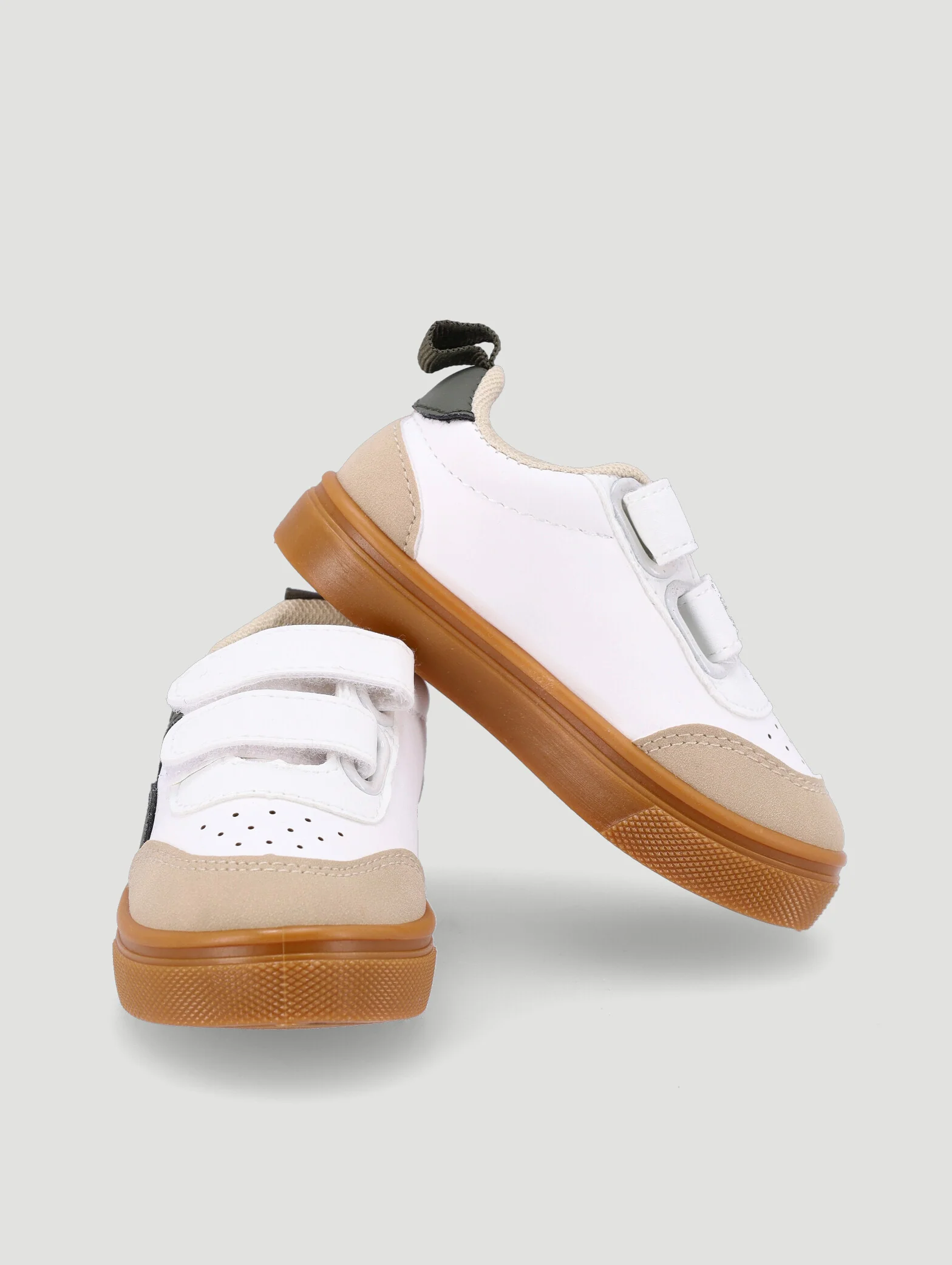 Baby Boys Colourblock Cemented Oustole Sneaker - Neutral - Image 4